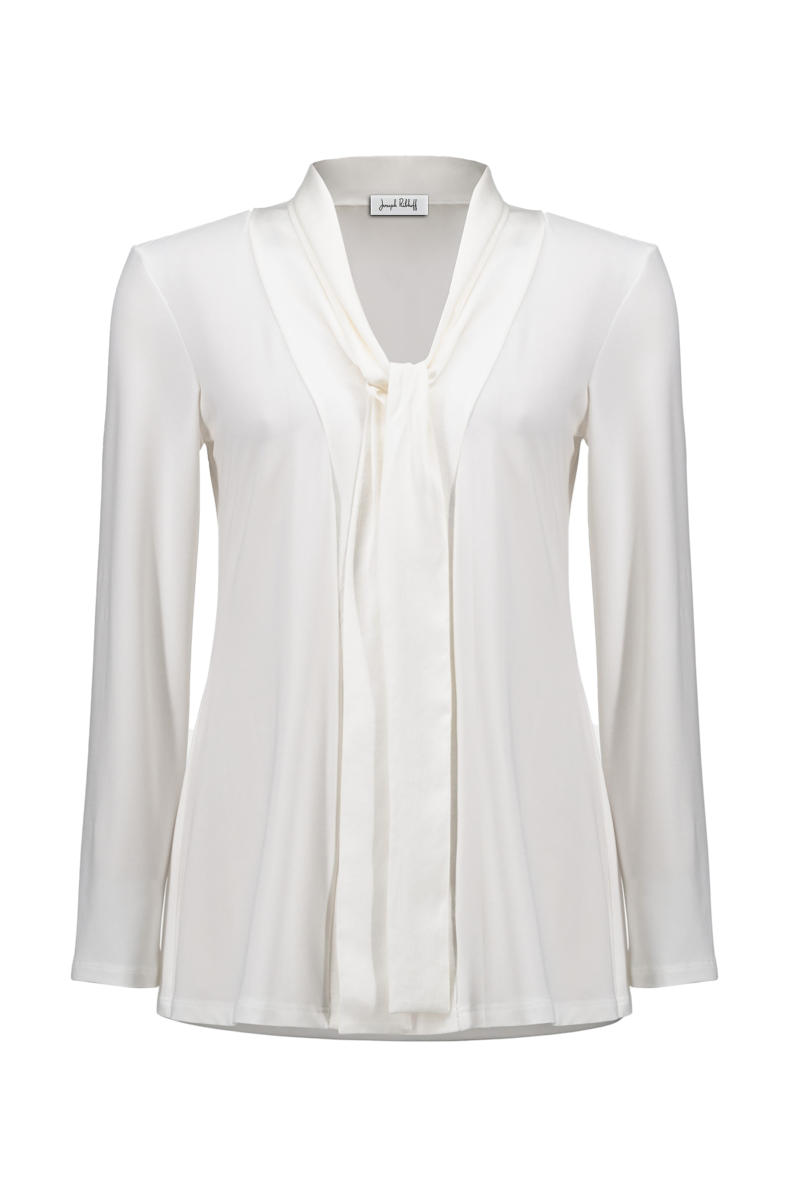 Dames blouse lange mouw ecru