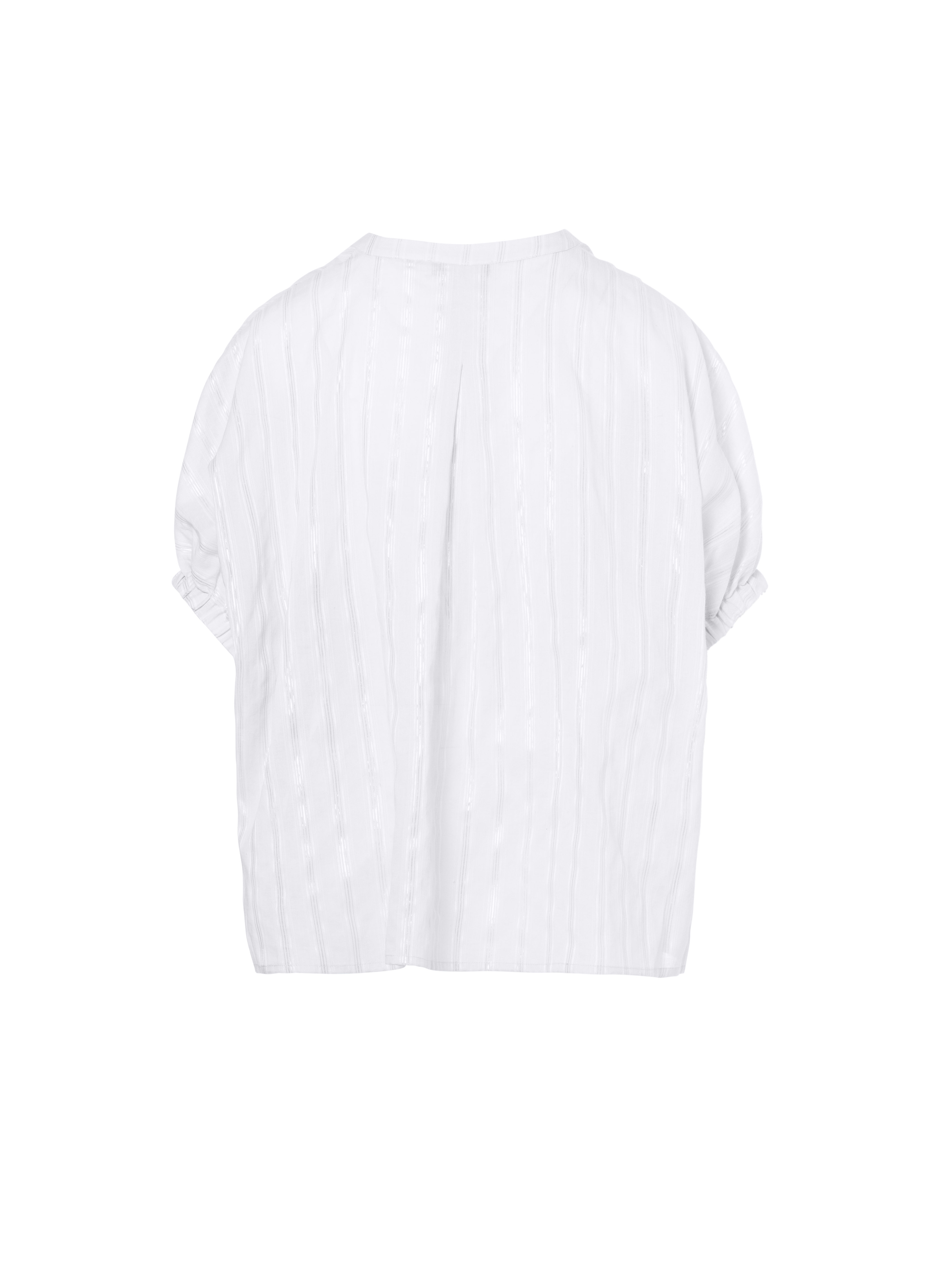 Dames blouse korte mouw ecru