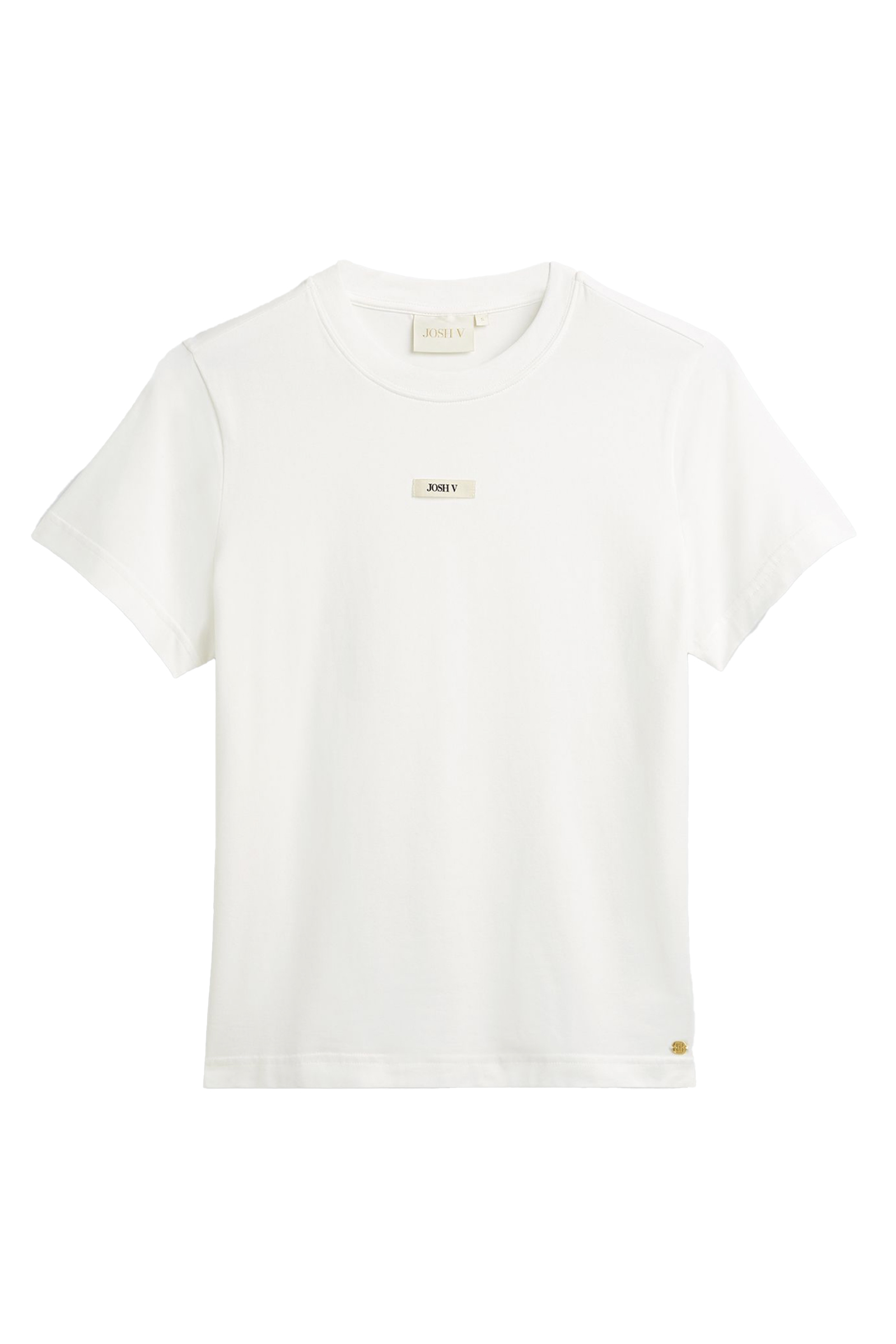 Dames t-shirt korte mouw ecru