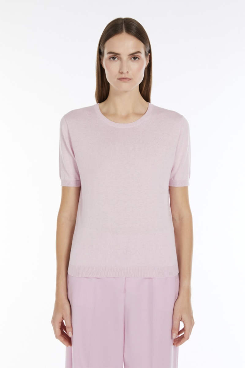 Dames t-shirt korte mouw rose