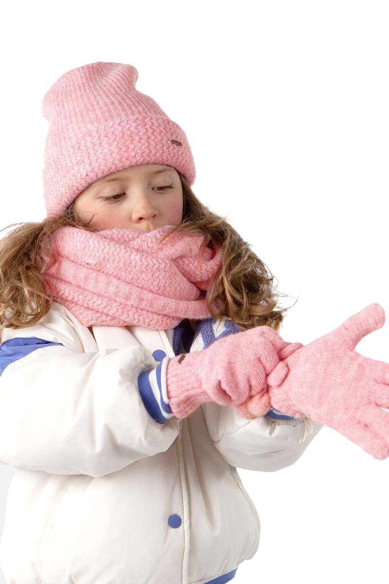 Wintersport sjaal rose