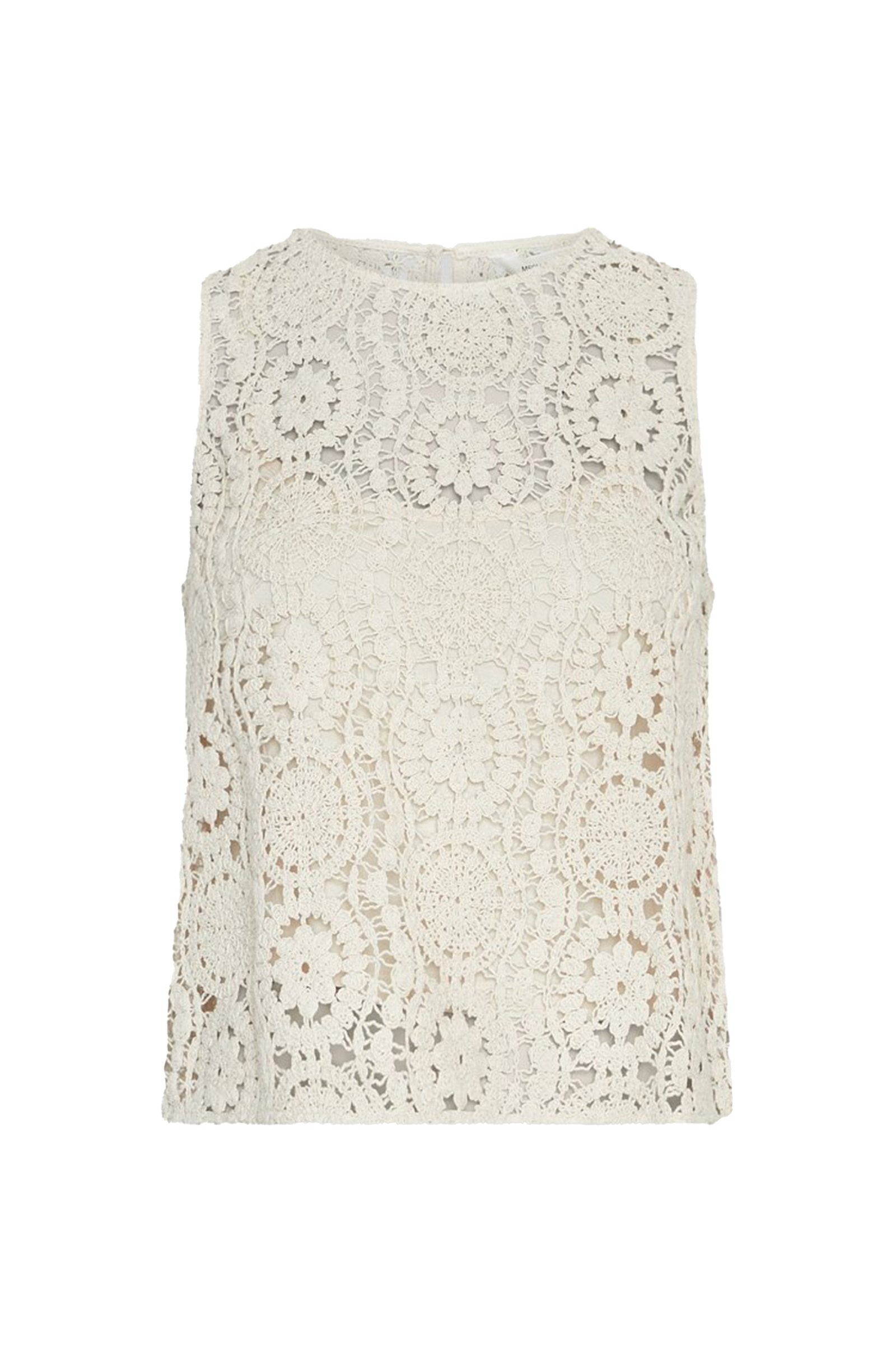 Dames top ecru