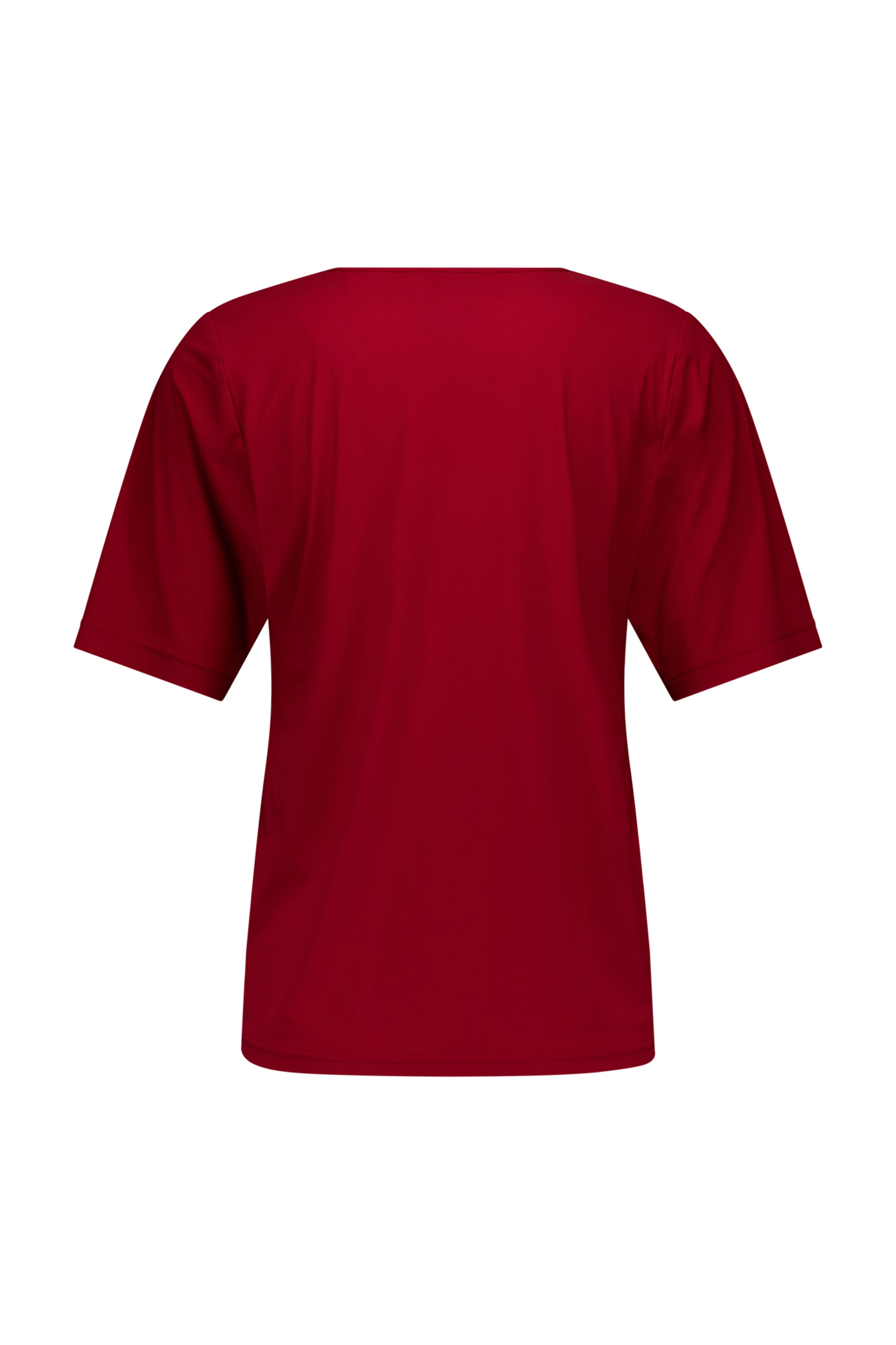 Dames t-shirt korte mouw rood