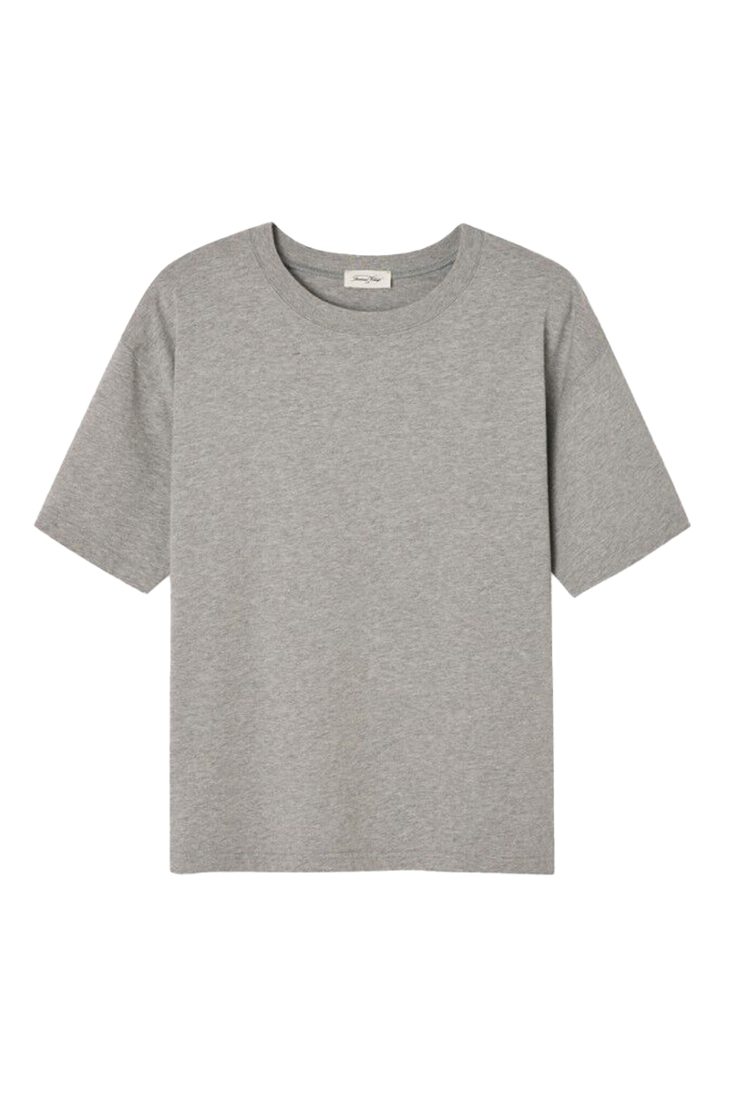 Dames t-shirt korte mouw grijs