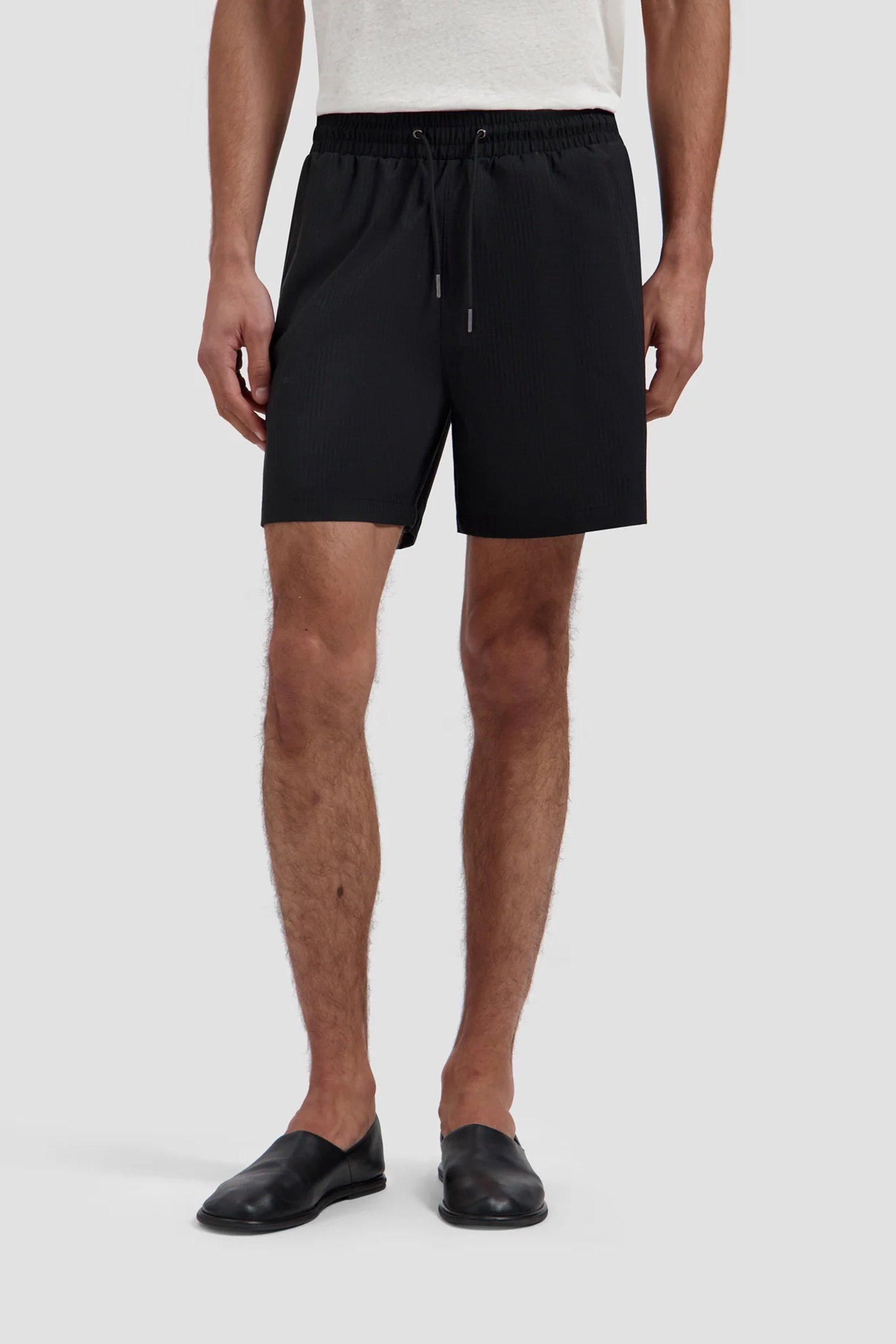Bad/beach heren zwemshort zwart