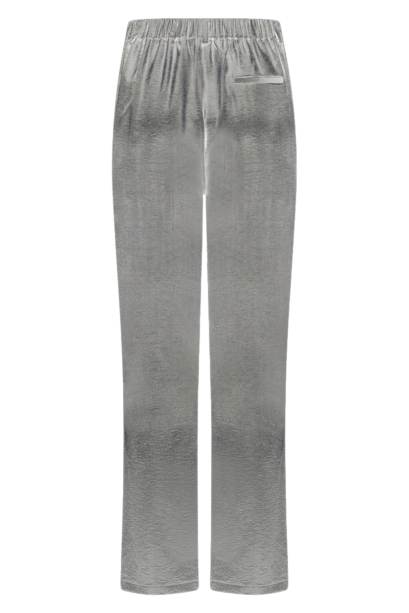 Meisjes broek zilver