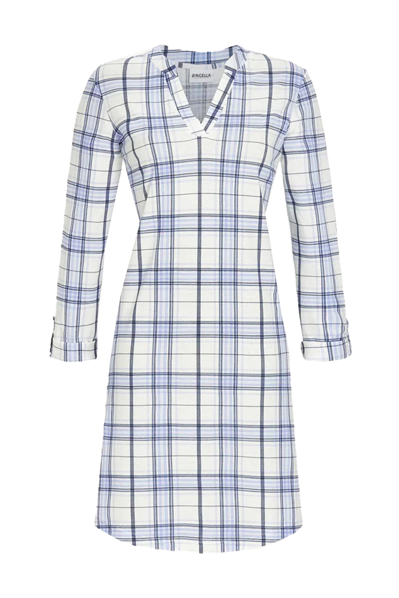 Ringella Nachtmode dames nachthemd   Blauw-1 1