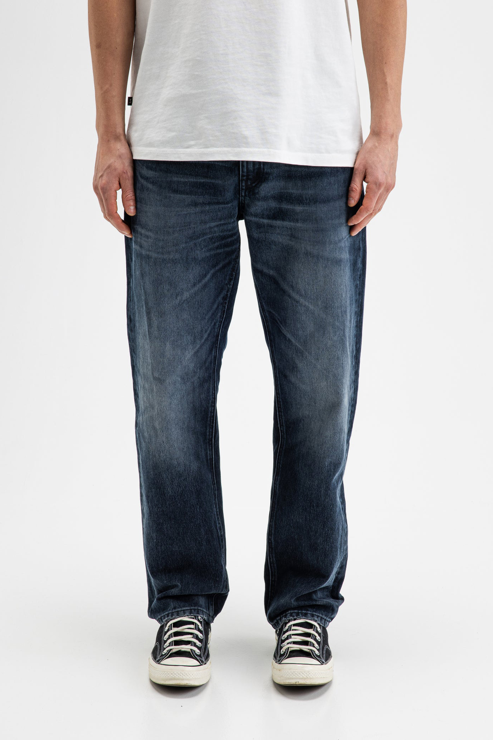 Heren pantalon blauw