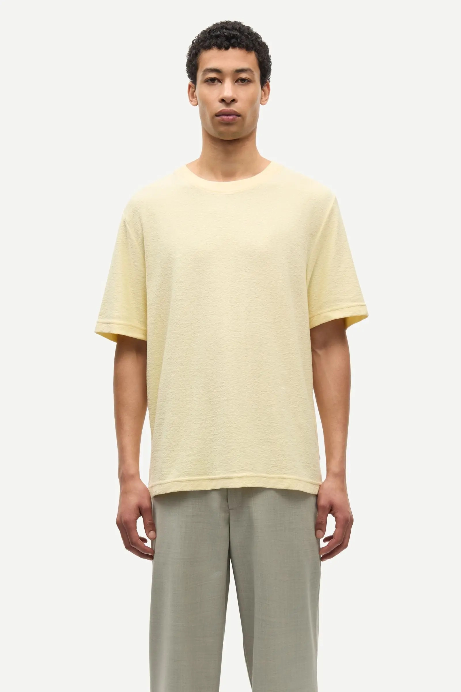 Heren t-shirt kortemouw geel