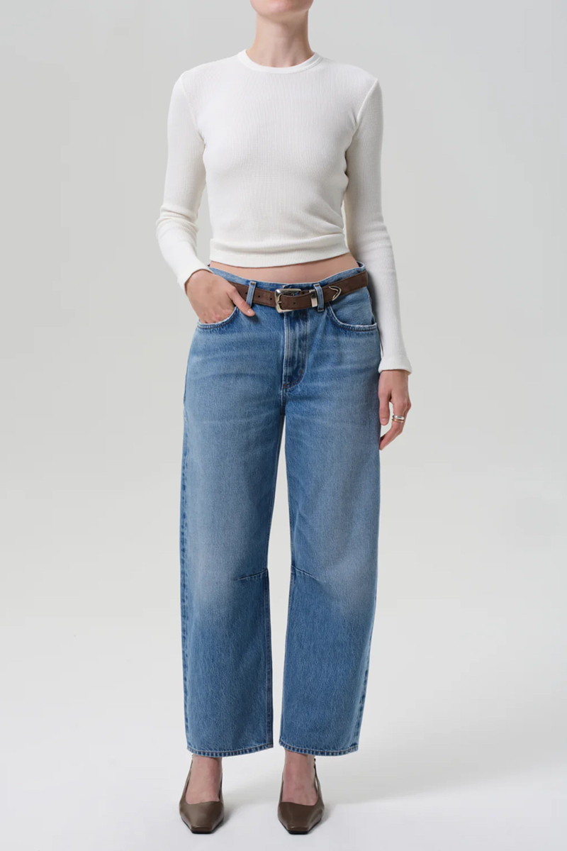 Dames jeans blauw