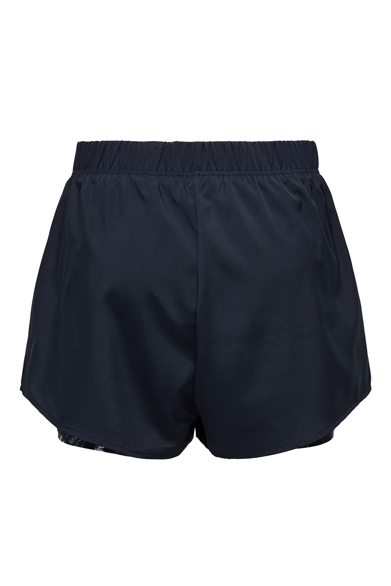 Fitness dames short blauw