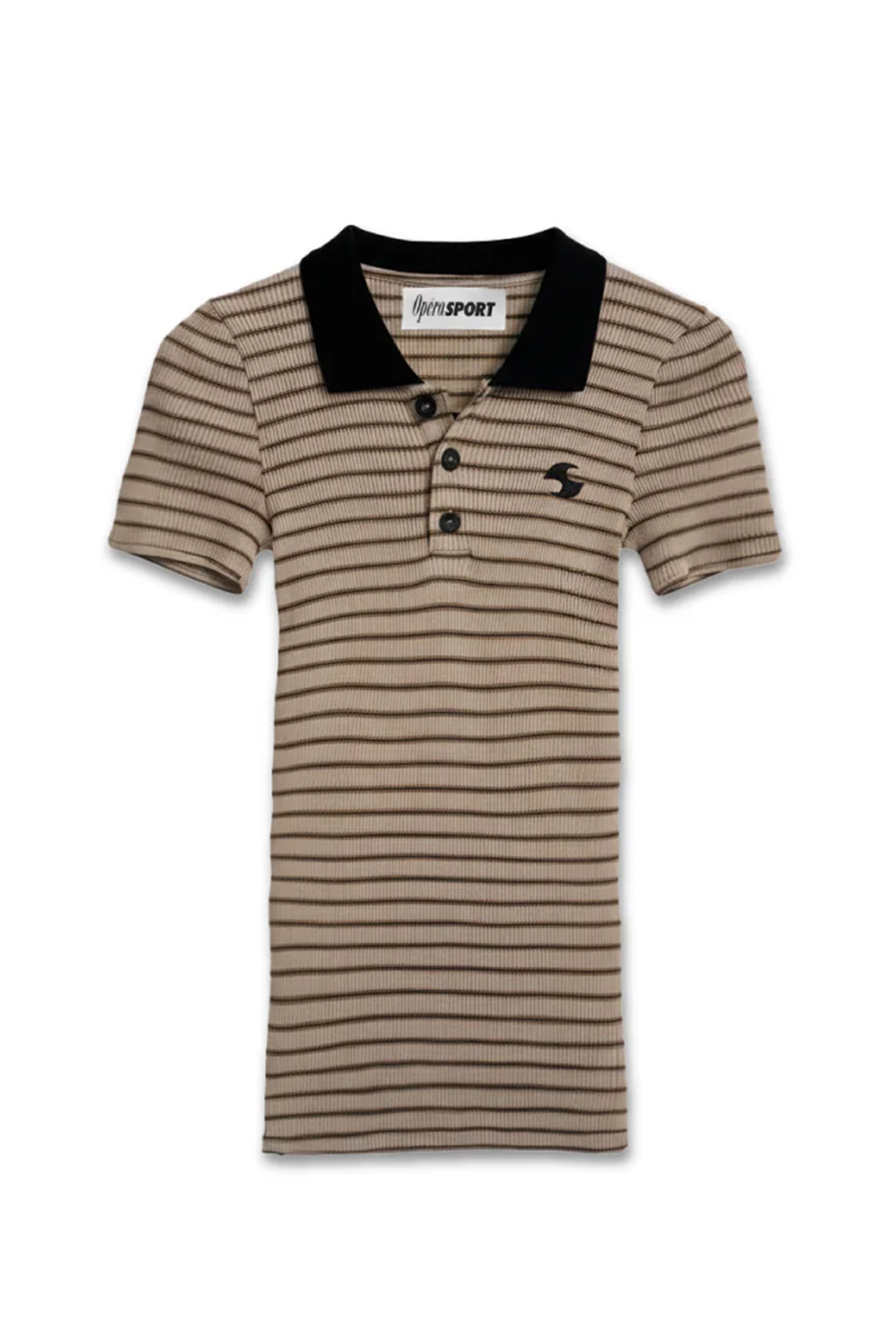 Dames polo bruin