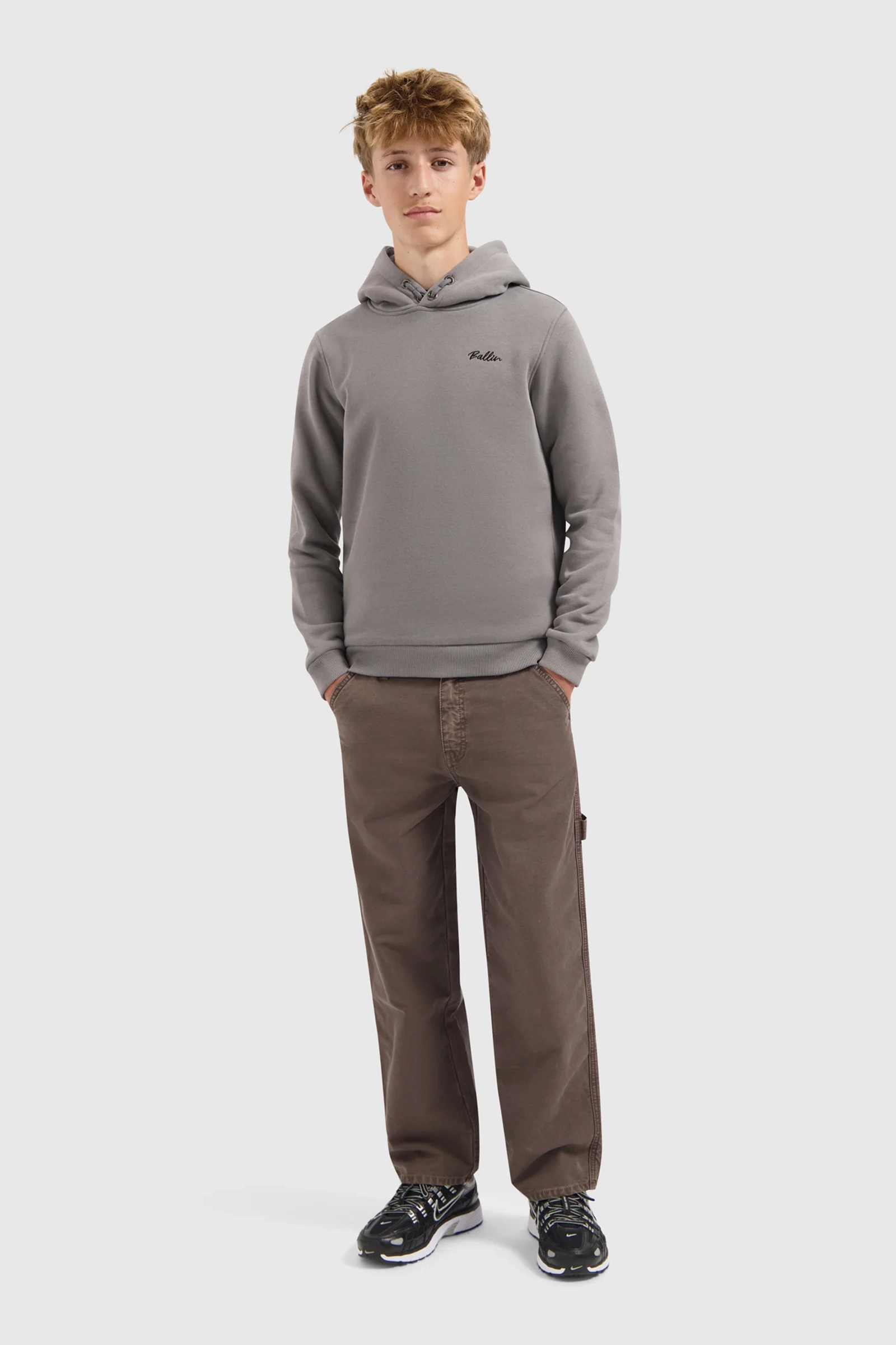 Jongens sweater grijs