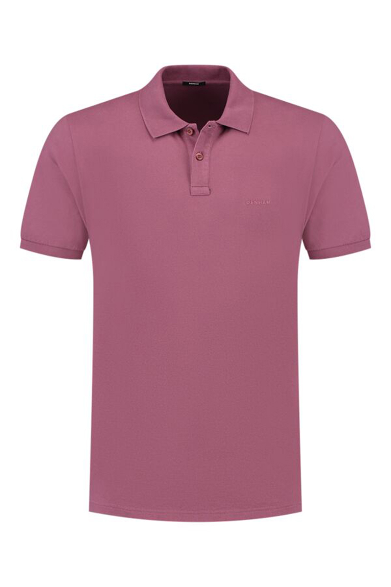 Heren polo korte mouw rose