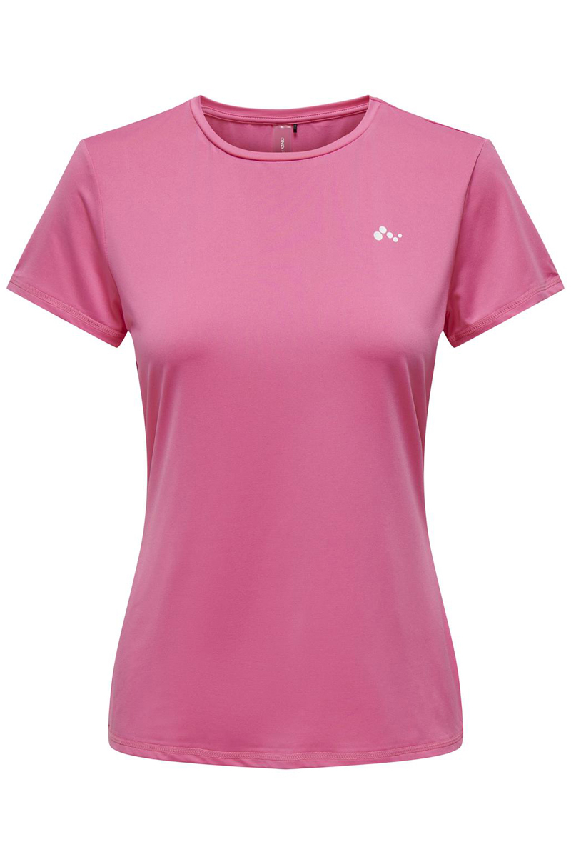 Fitness dames t-shirt km rose