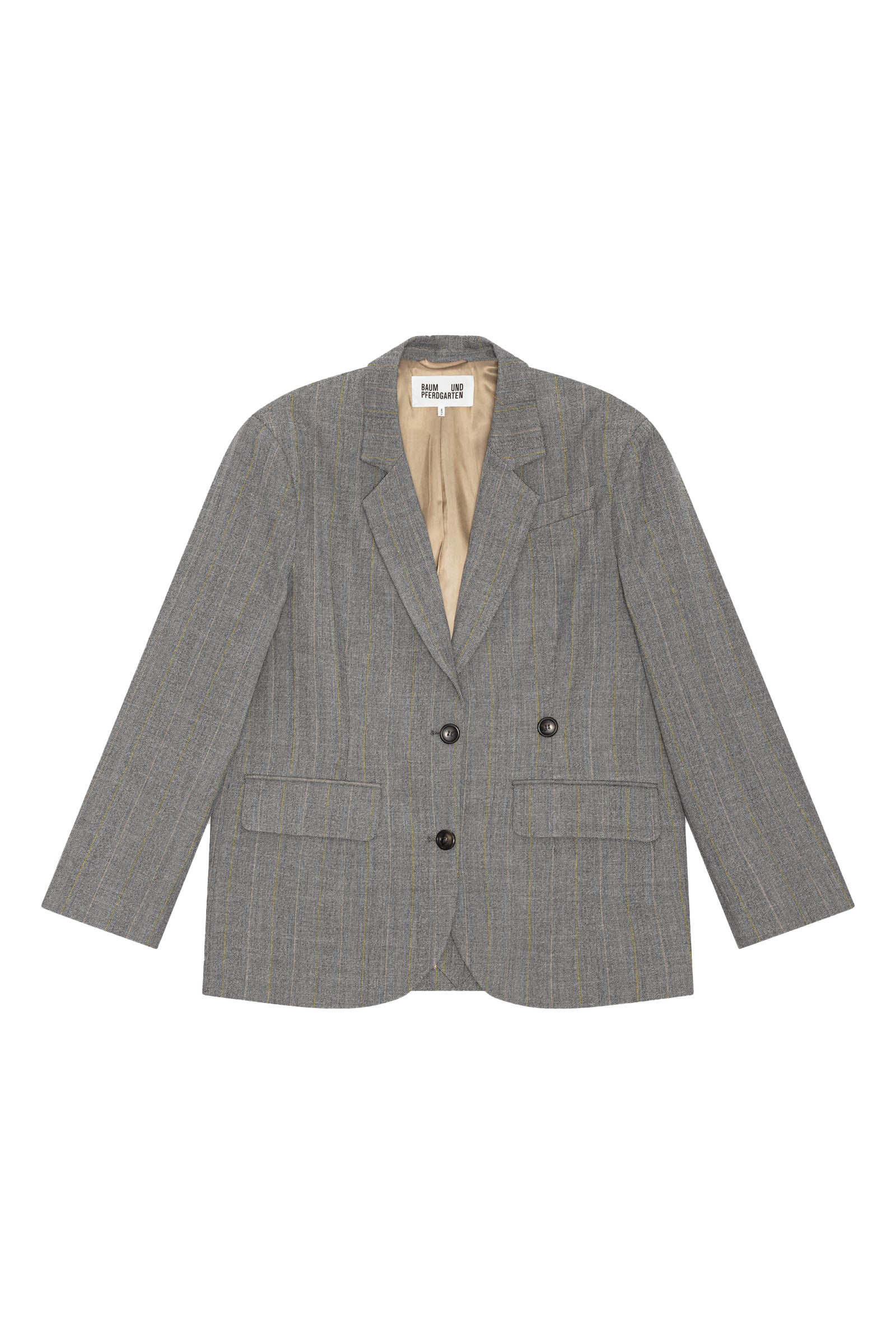 Dames blazer grijs