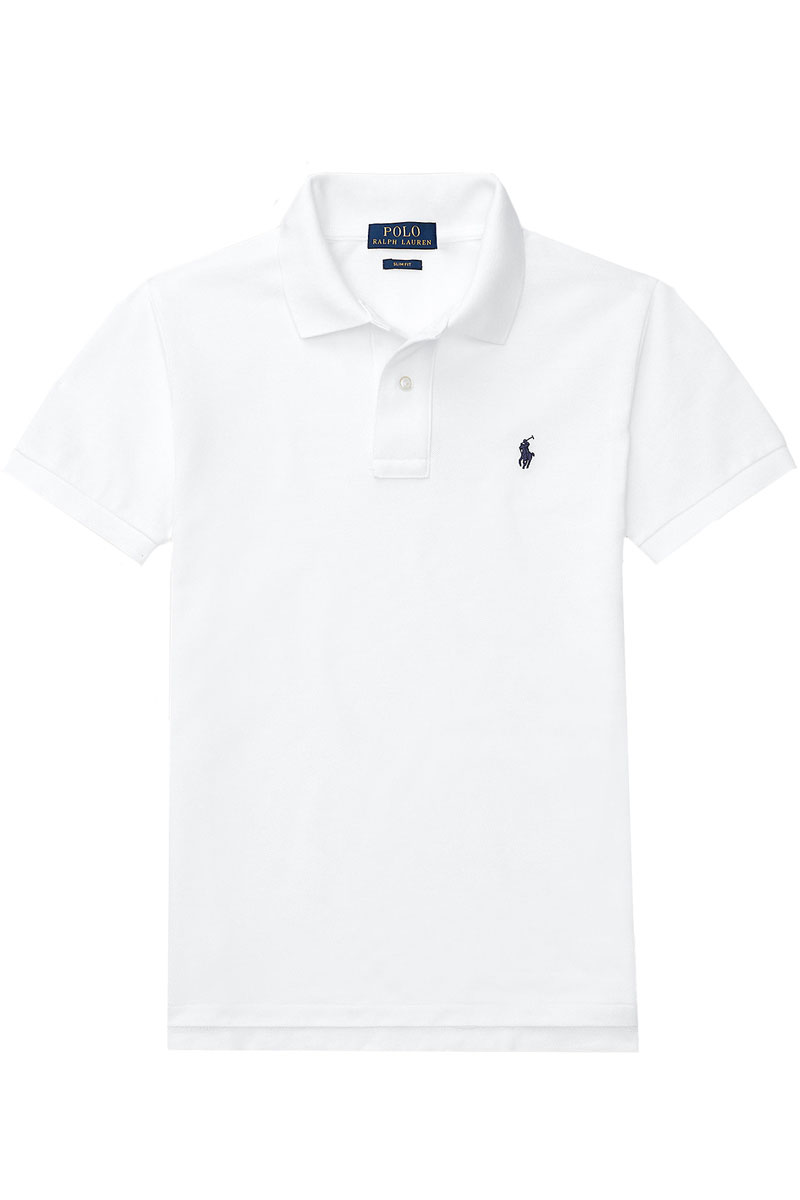 Jongens polo korte mouw wit