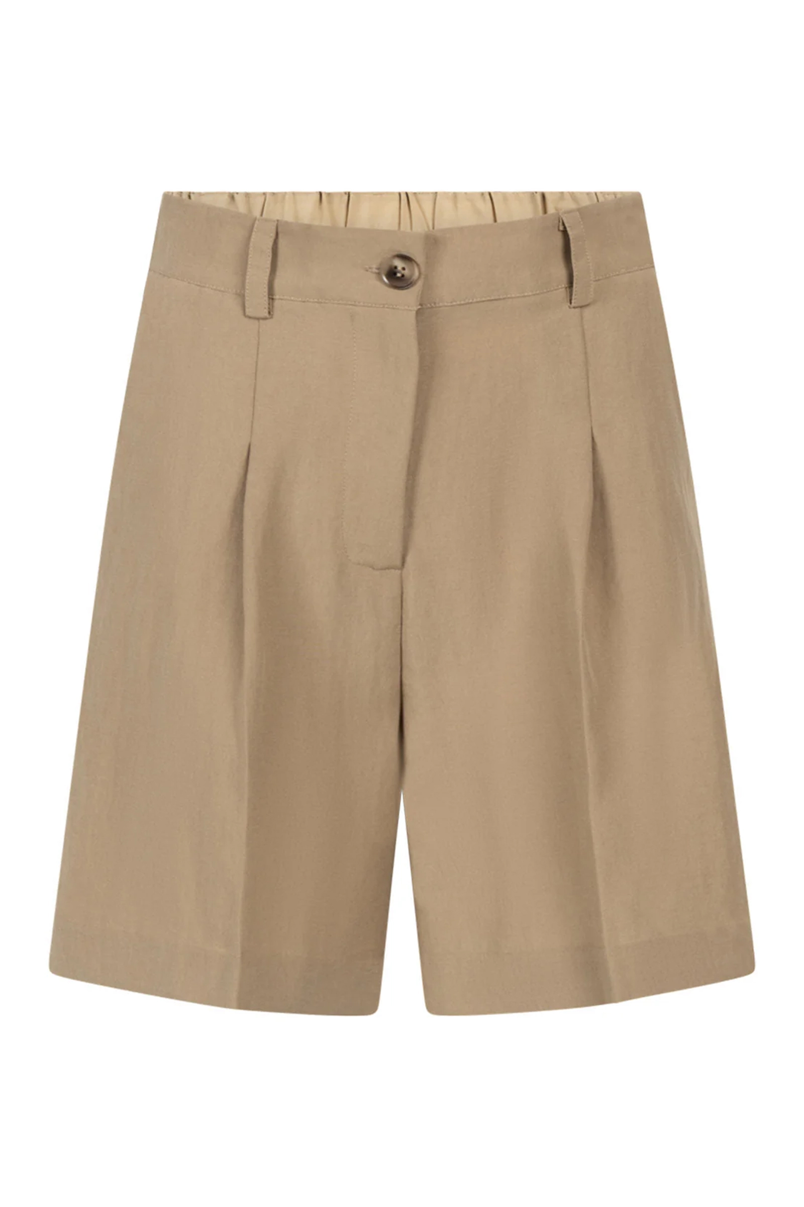 Dames short bruin