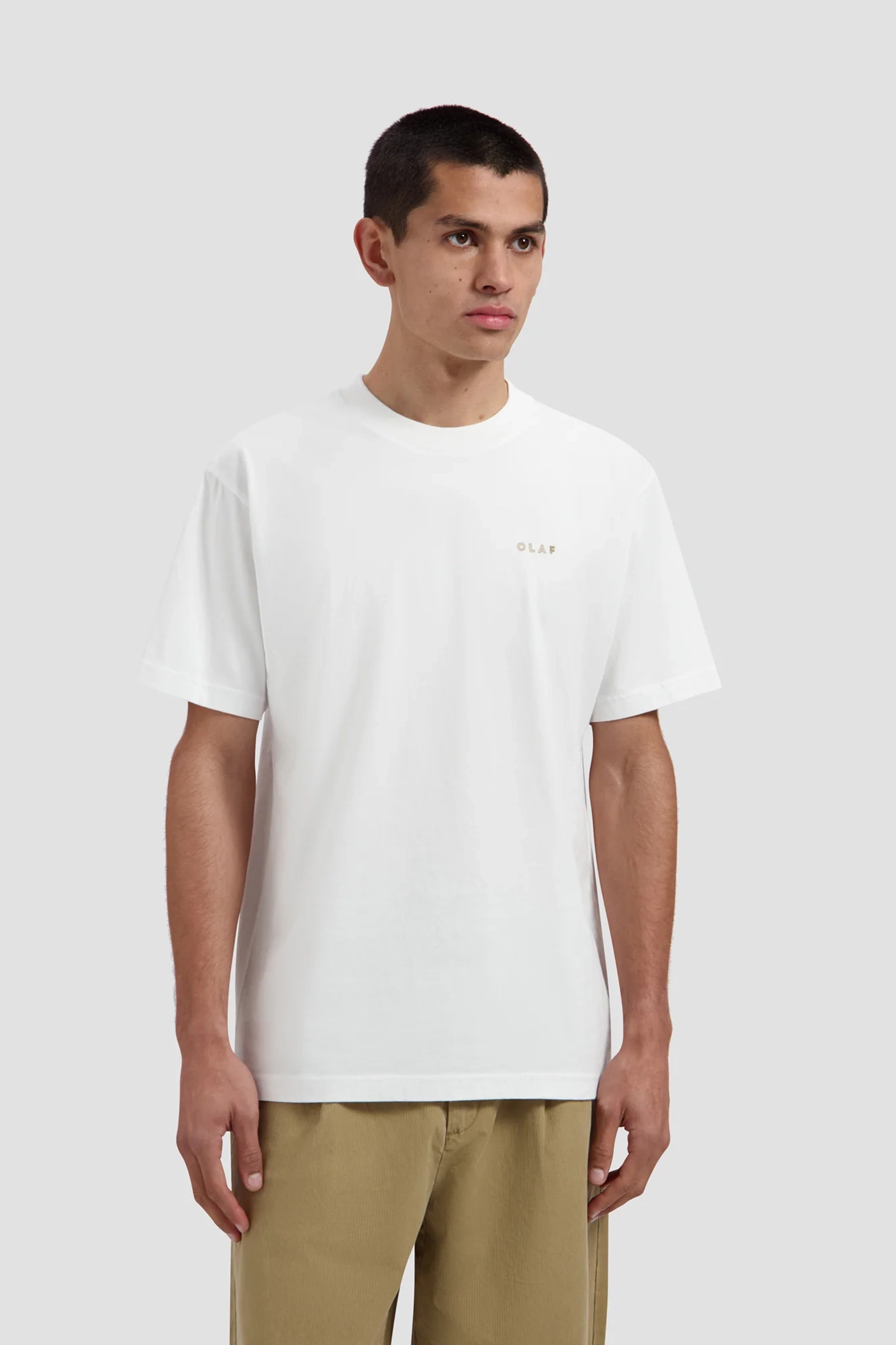 Heren t-shirt kortemouw wit