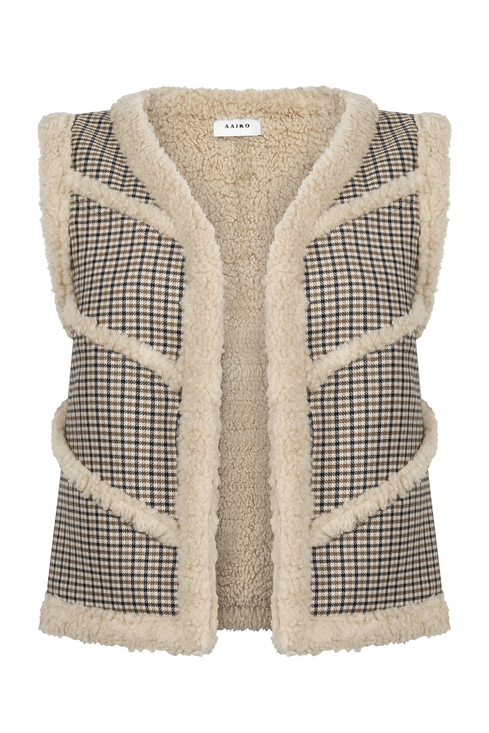 Dames gilet bruin