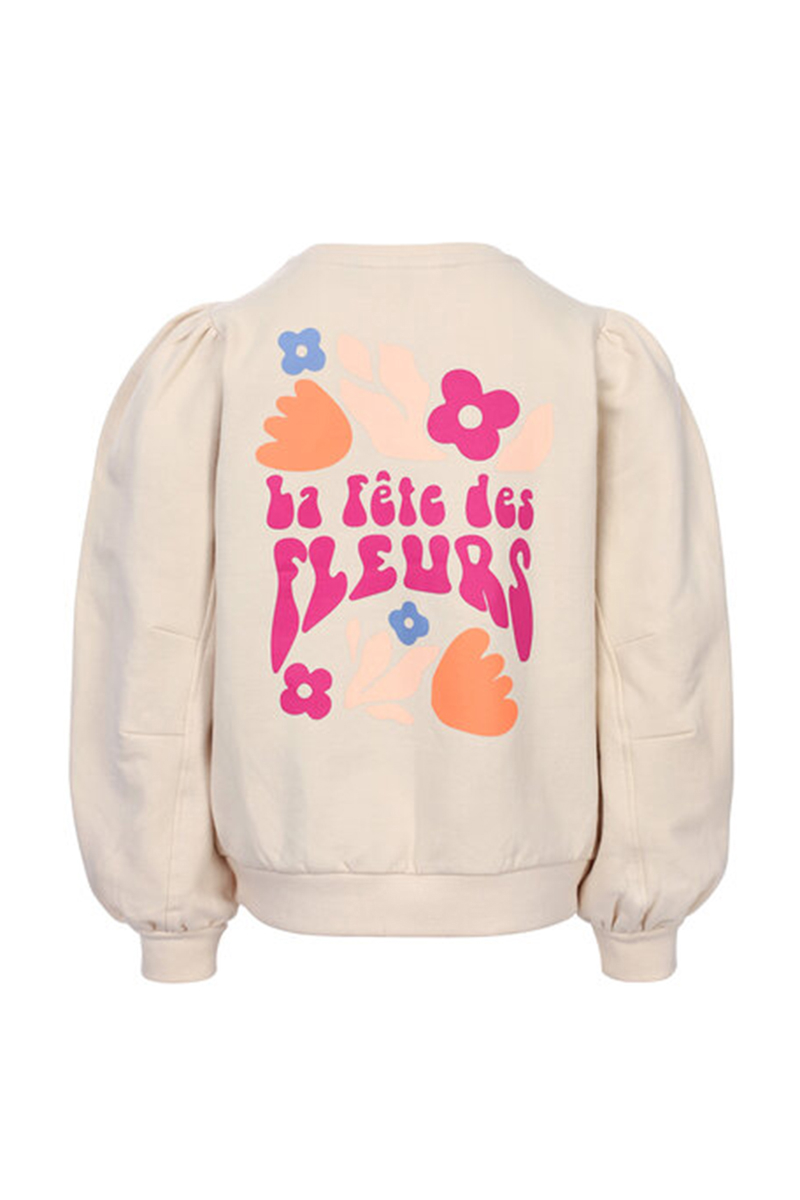 Meisjes sweater ecru