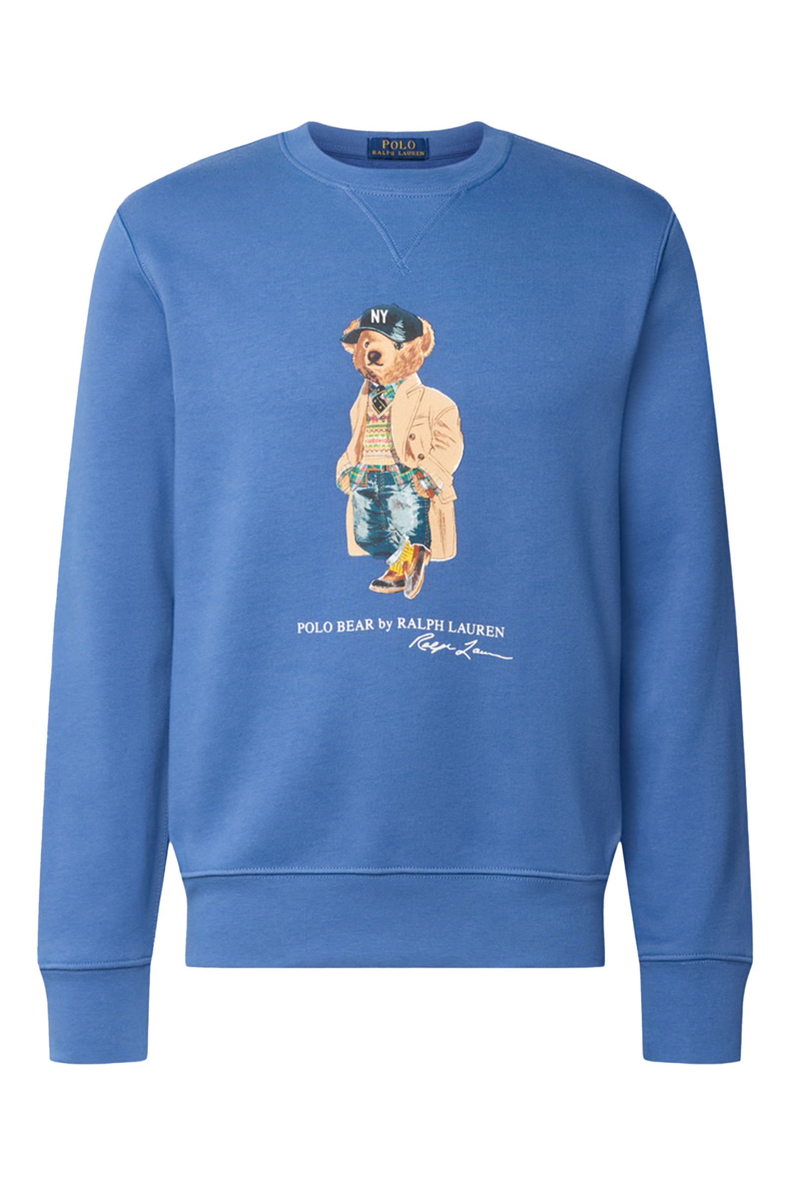 Heren sweater blauw