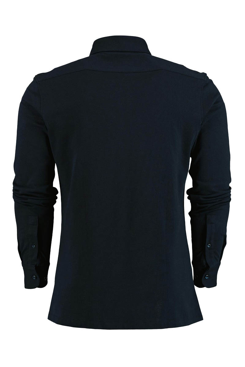 Heren overhemd lm casual blauw