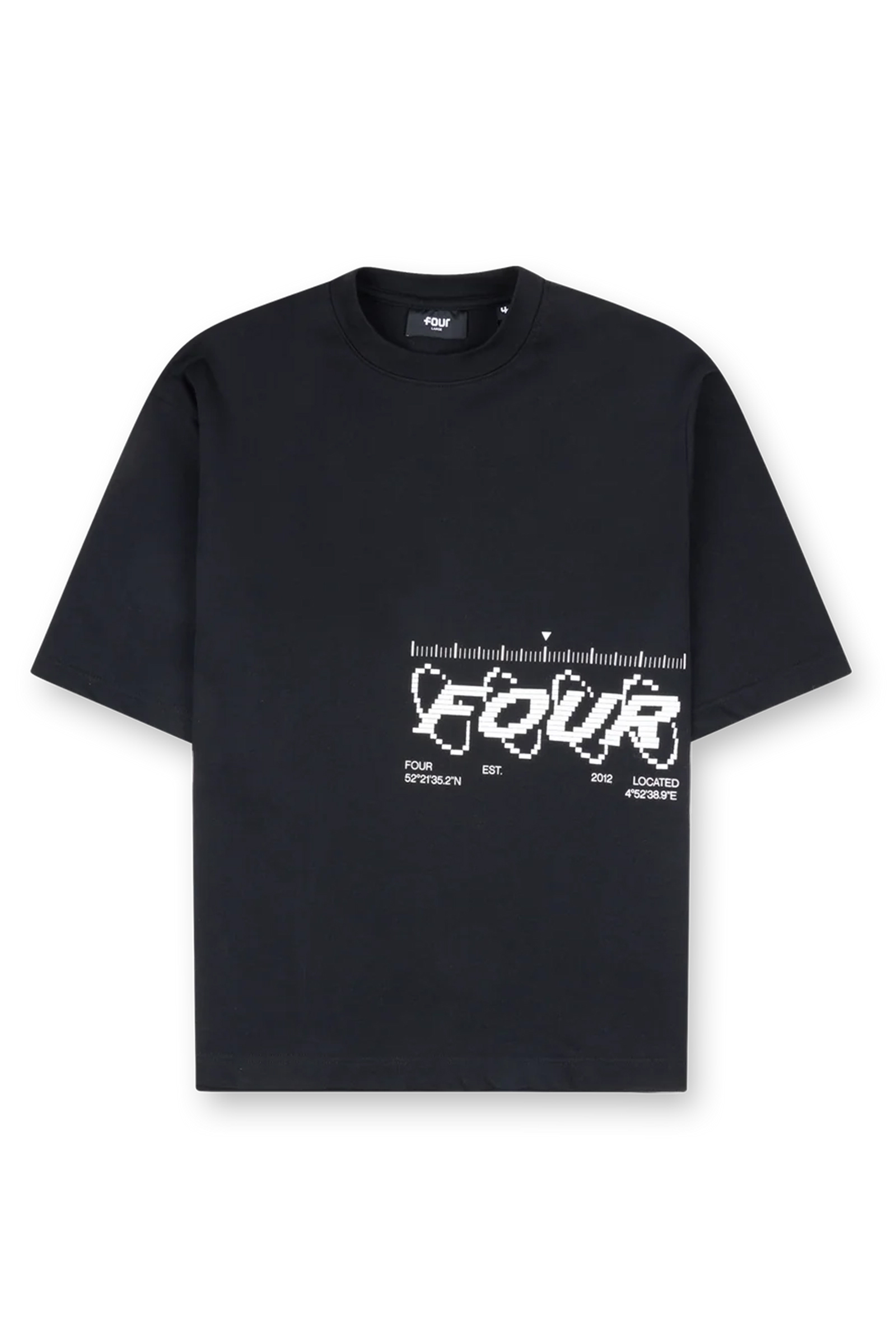 Heren t-shirt kortemouw zwart