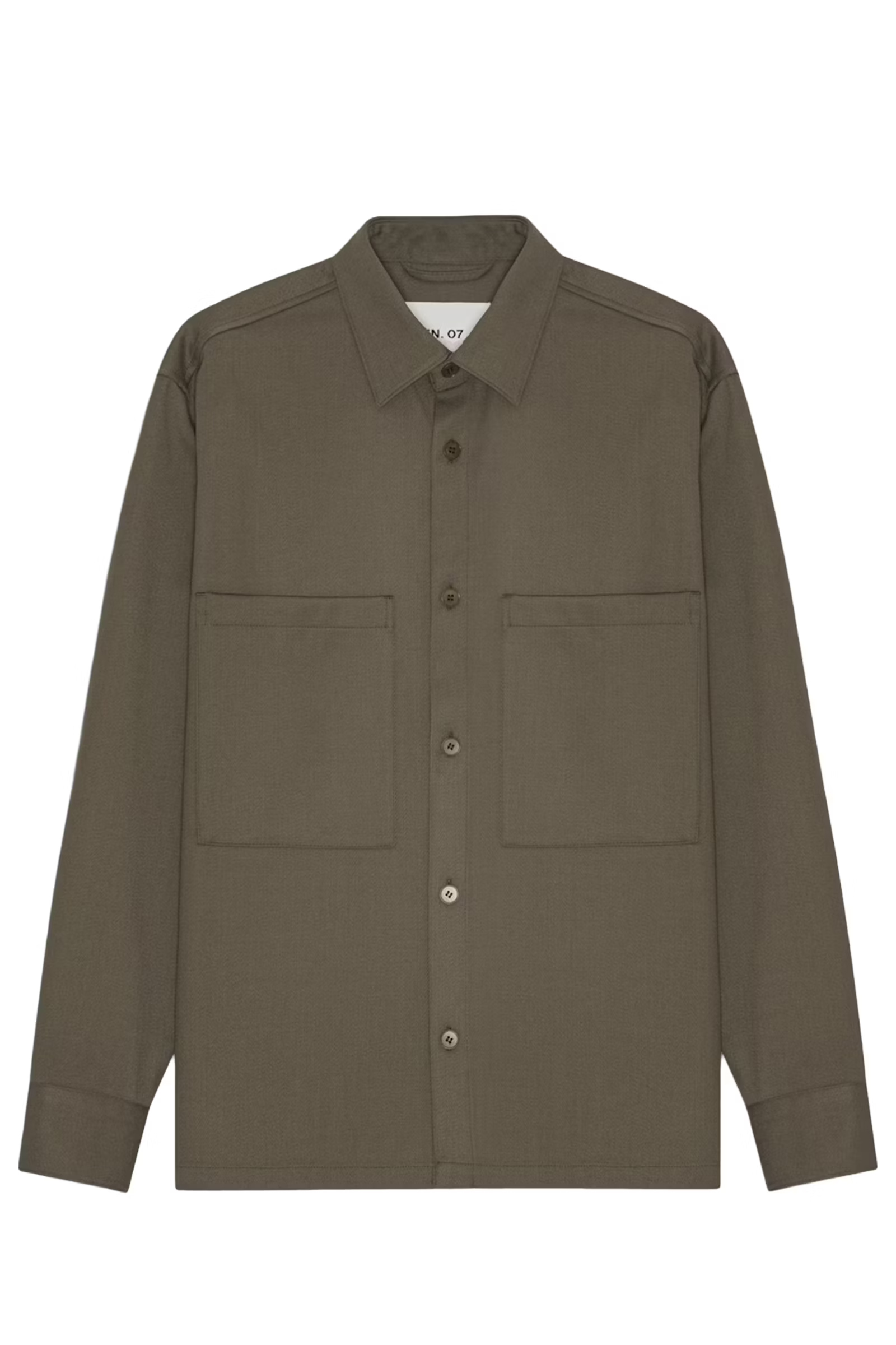 Heren overshirt groen