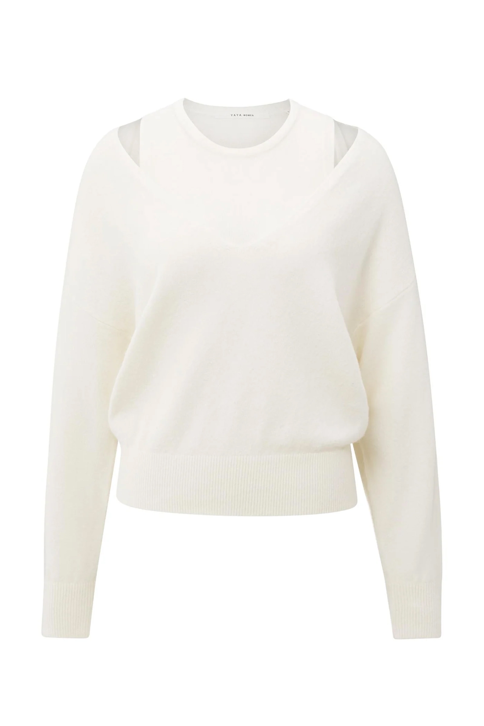 Dames sweater ecru