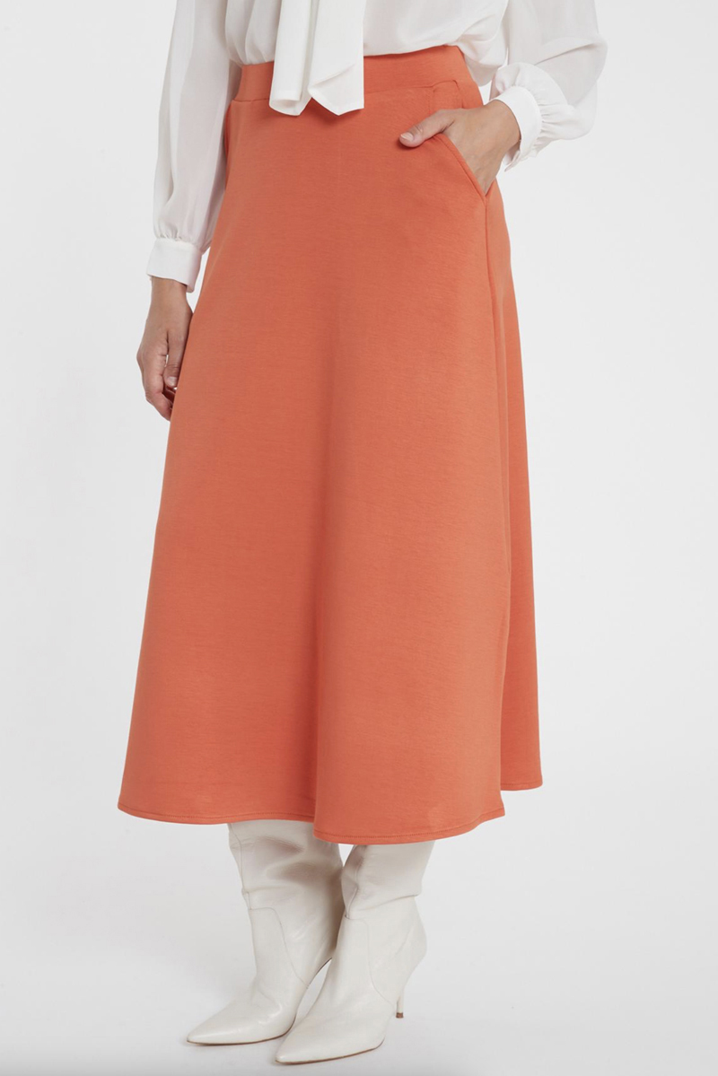 Dames rok oranje