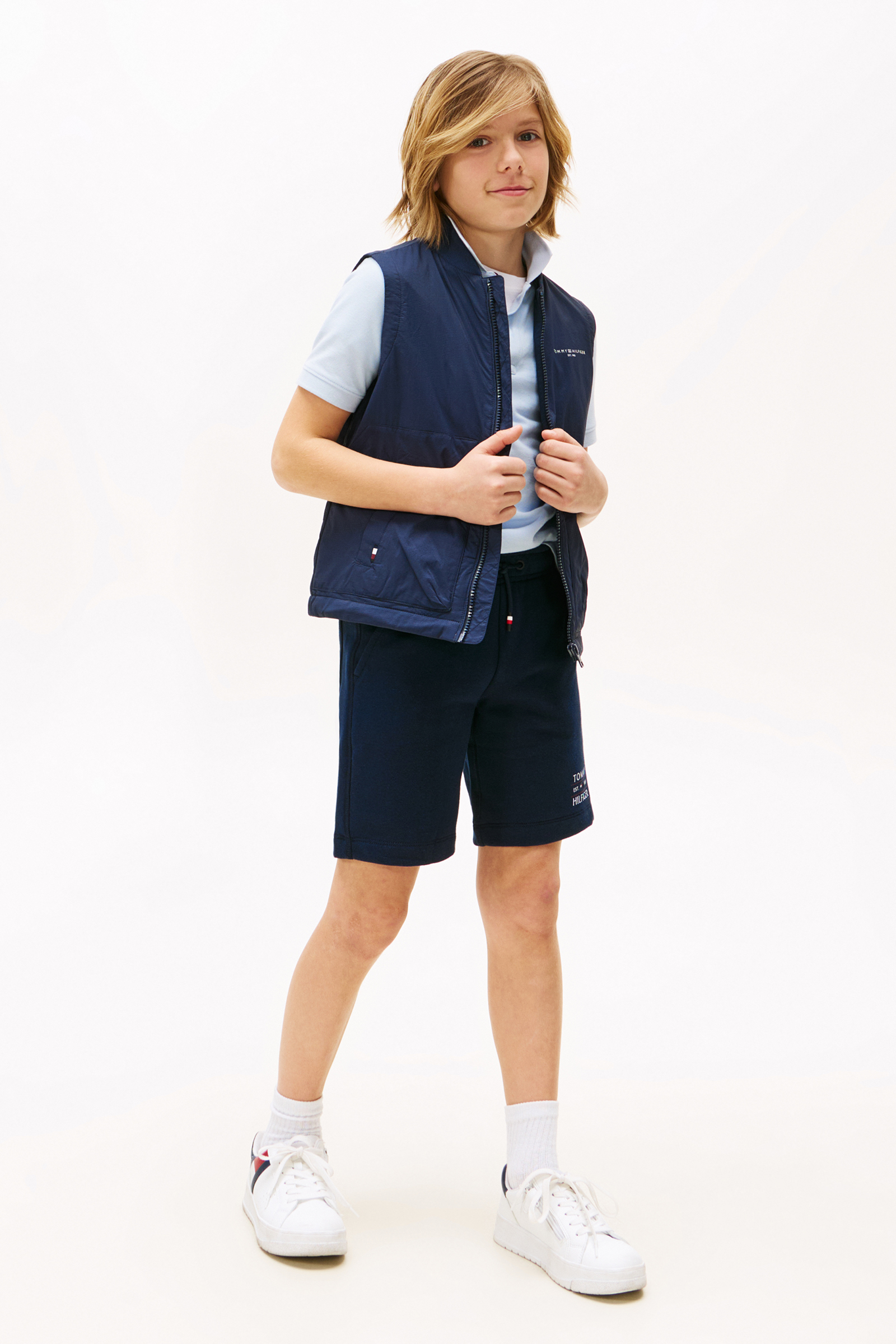 Jongens short blauw