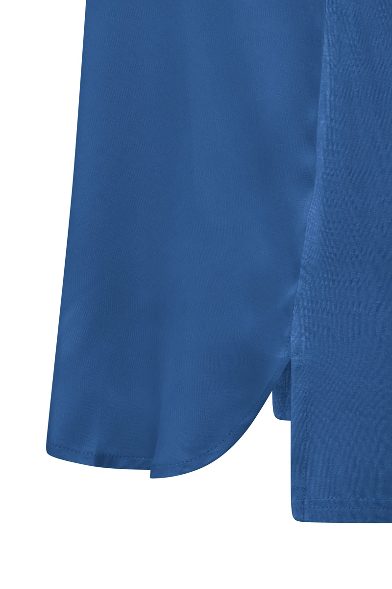 Yaya Fabric mix top BRIGHT COBALT BLUE 3
