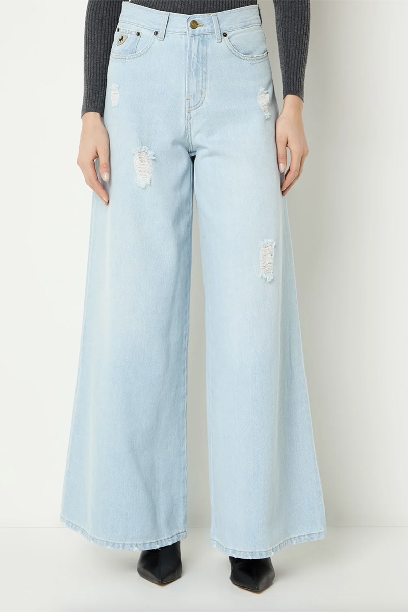 Dames jeans blauw