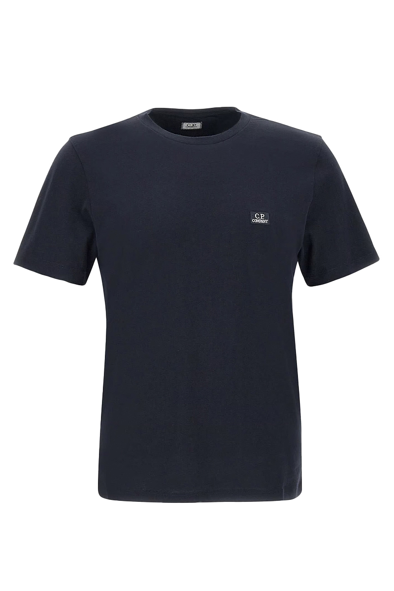 Heren t-shirt kortemouw blauw
