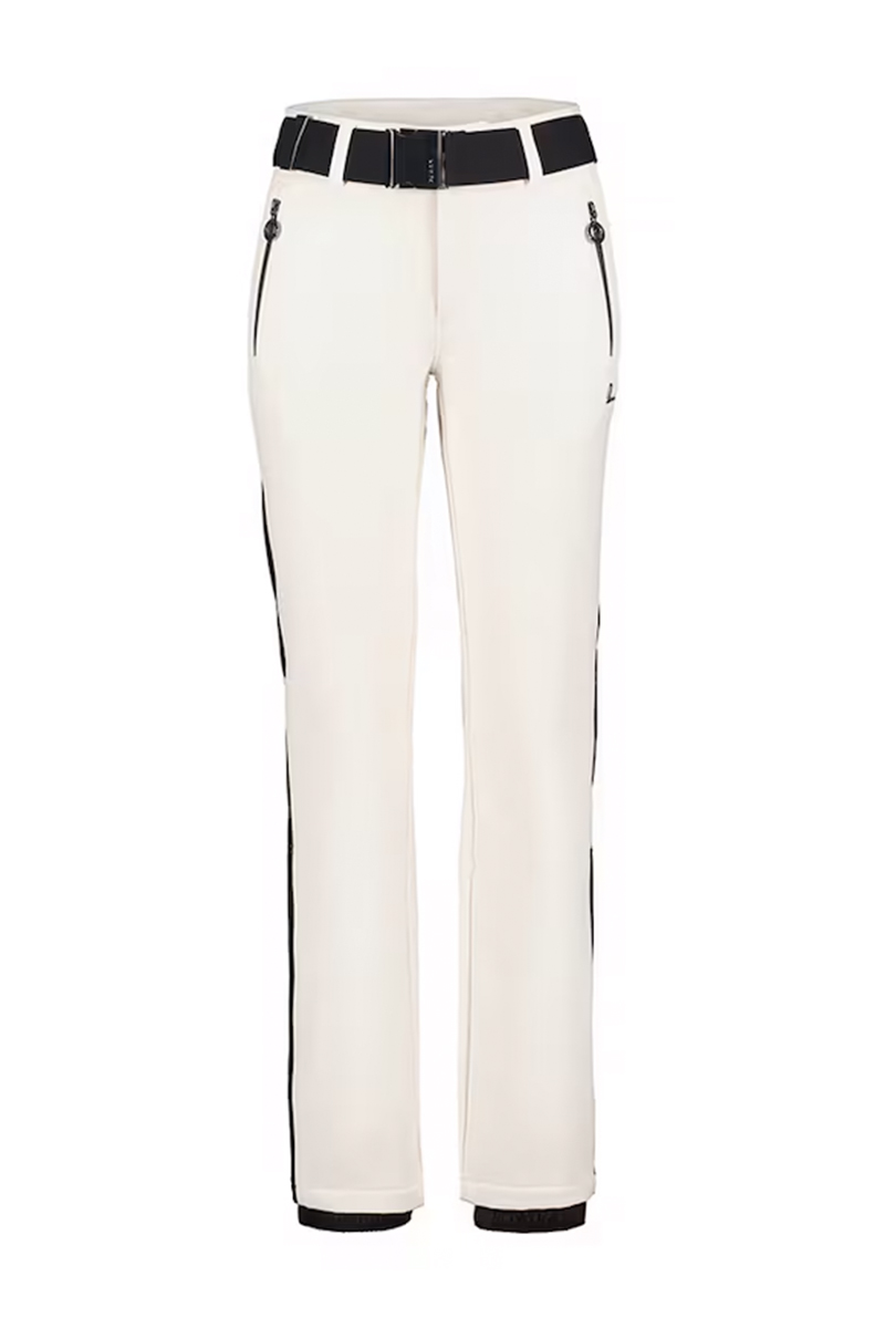 Wintersport dames strechbroek ecru