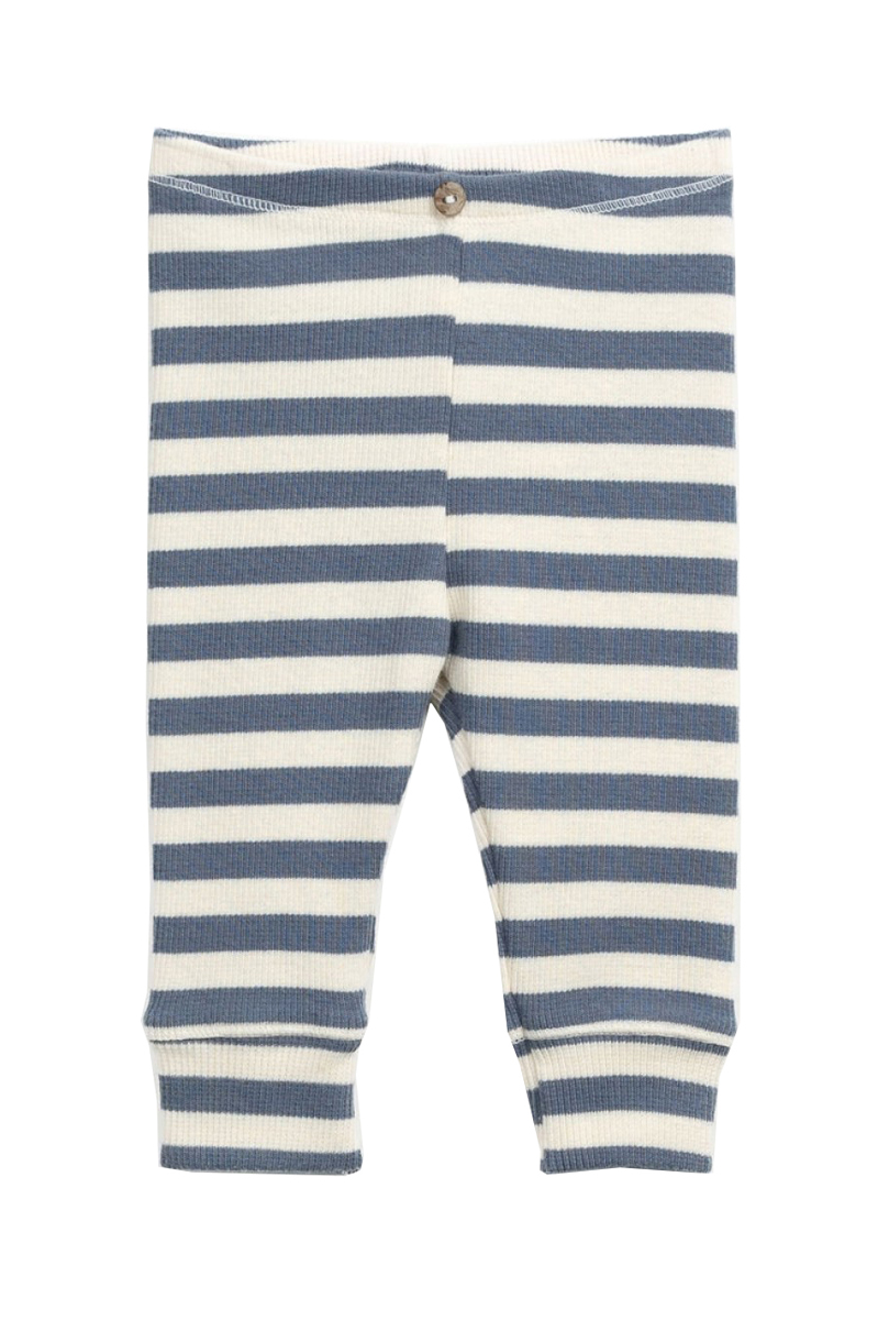 Play Up Striped rib legging Blauw-1 1