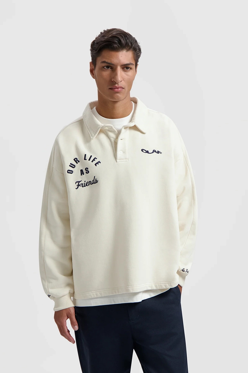 Heren sweater wit