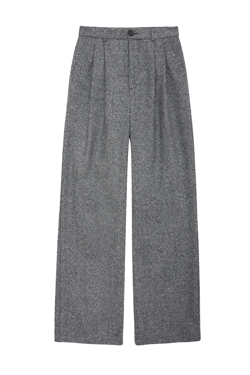 Dames broek grijs