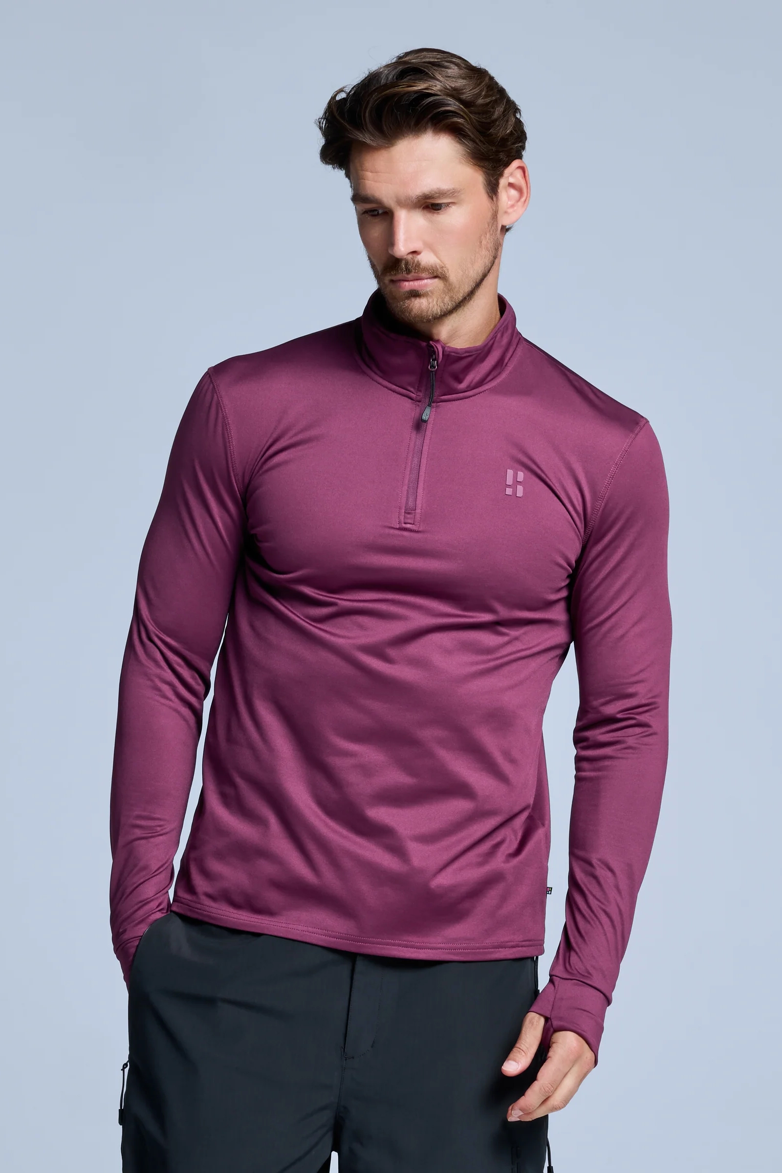 Wintersport dames pully+rits rood