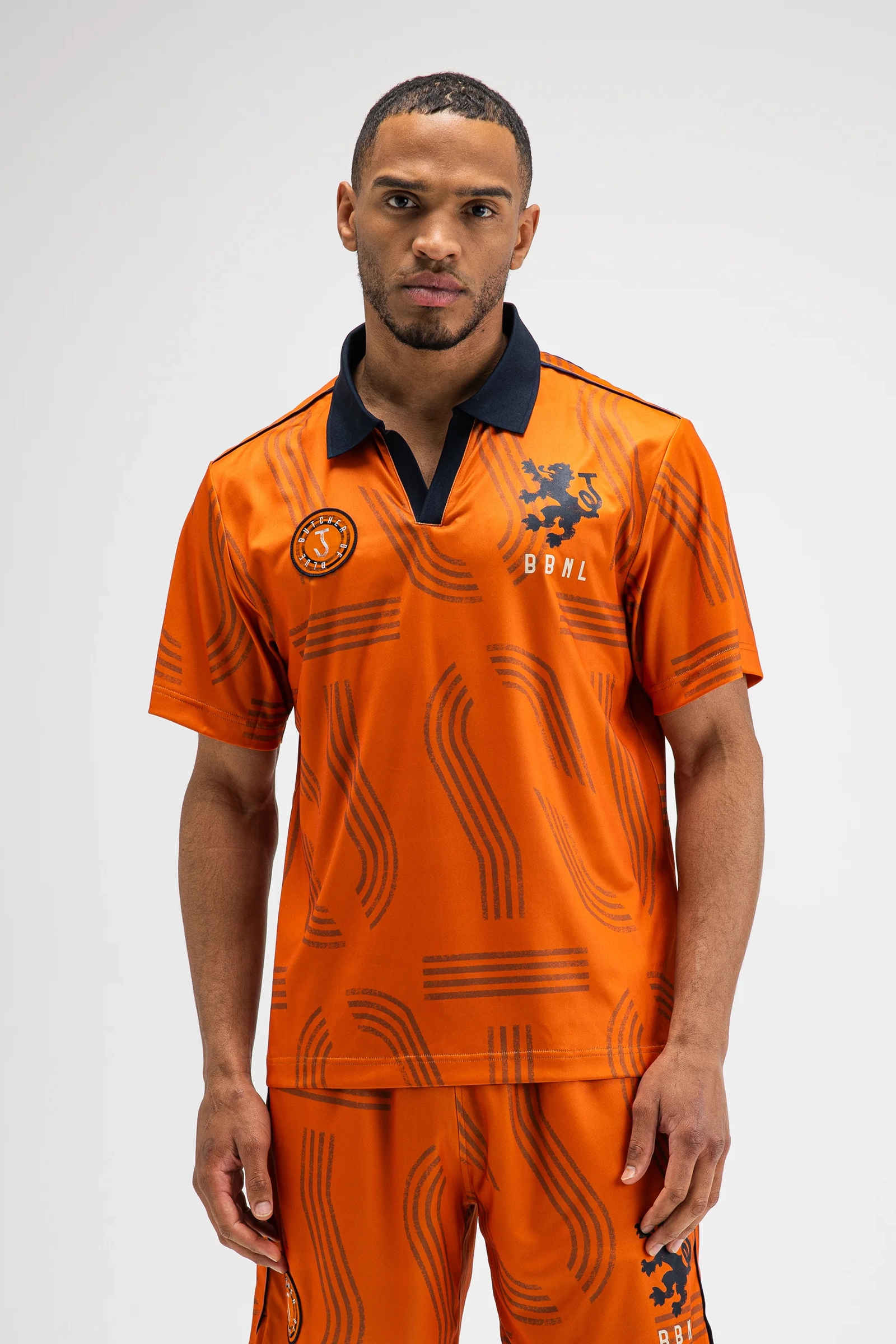 Heren t-shirt kortemouw oranje