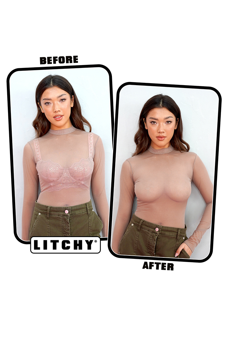 LITCHY Silicone nipple covers bruin/beige-1 2