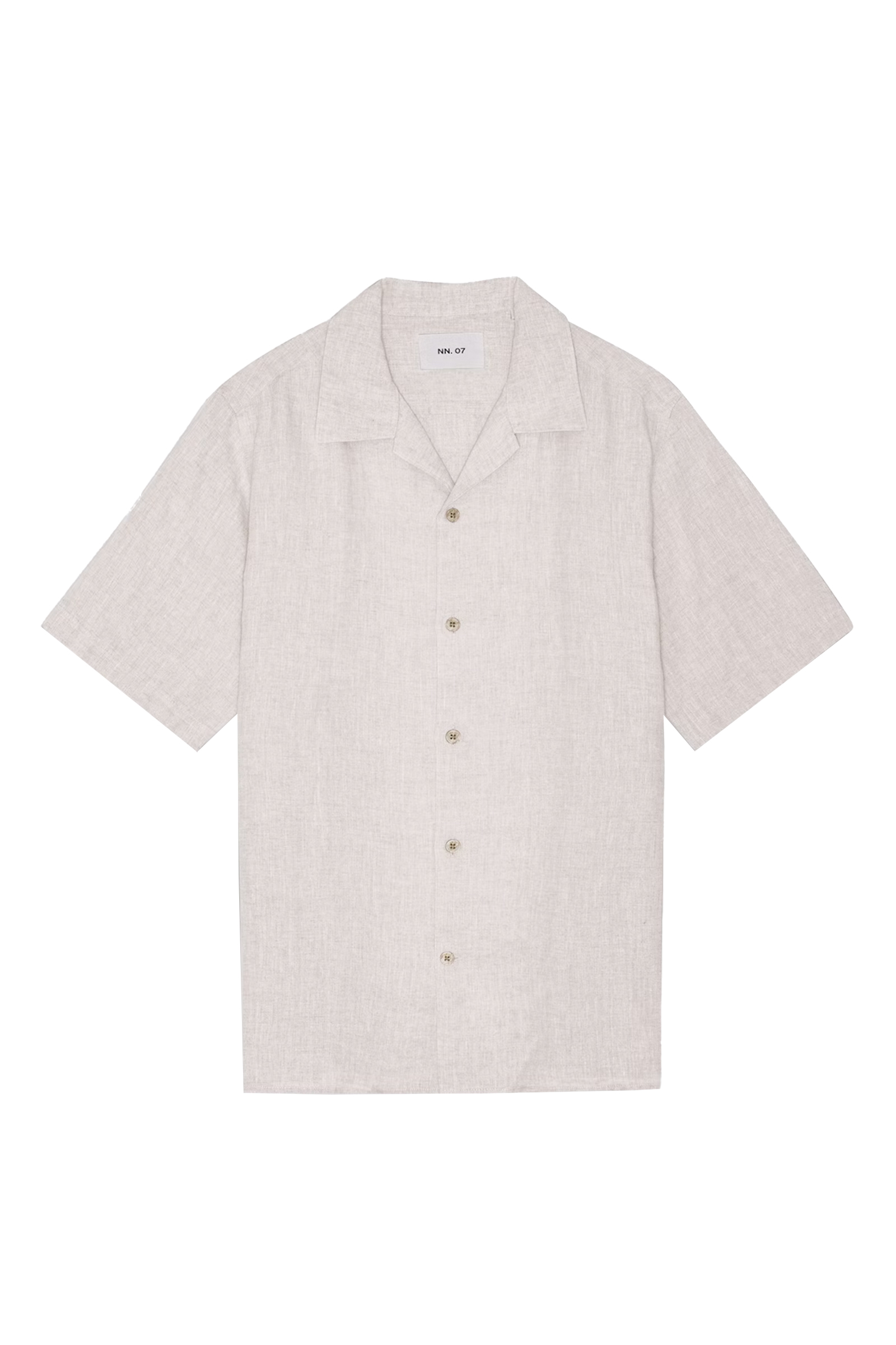 Heren overhemd km casual ecru