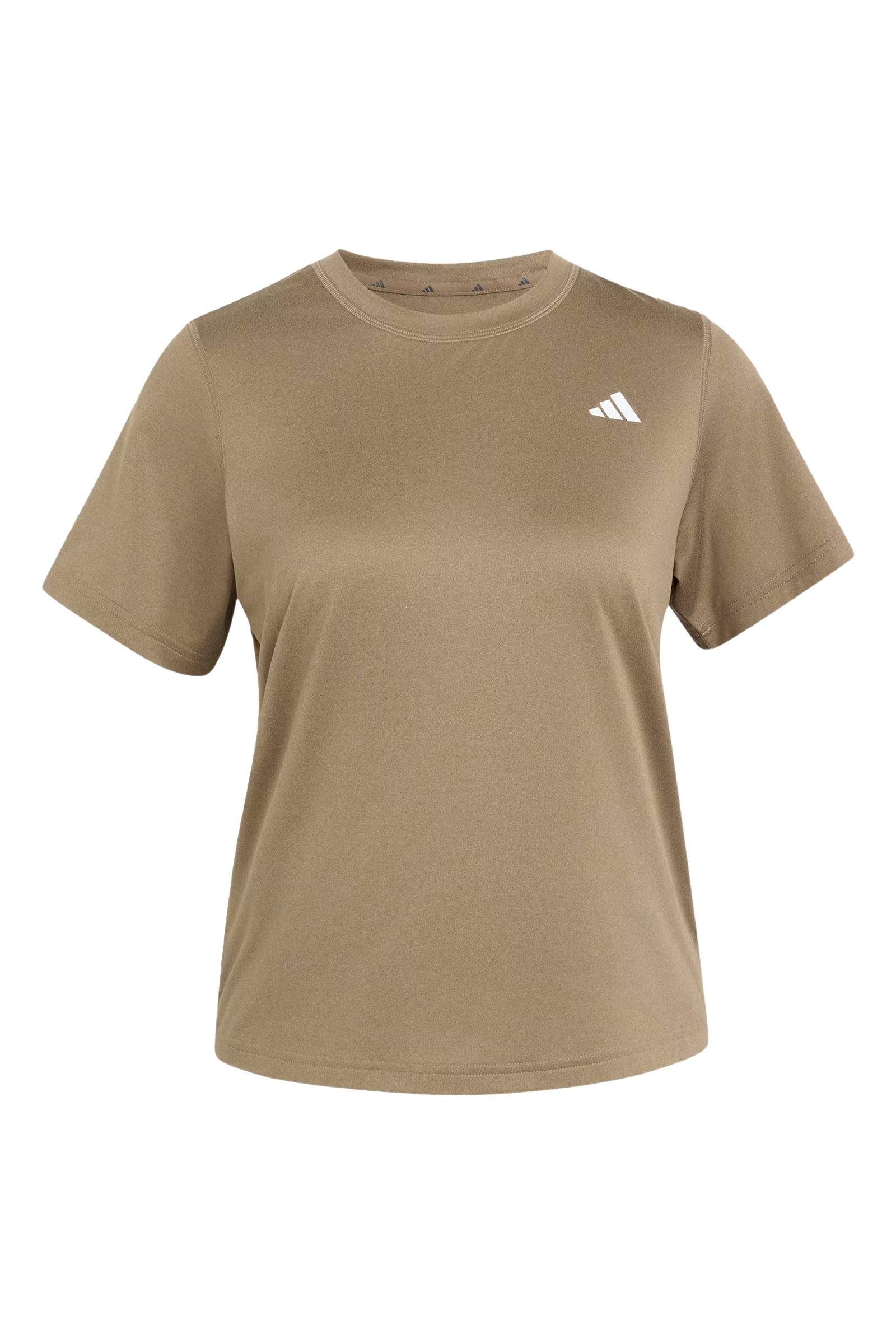 Fitness dames t-shirt km bruin