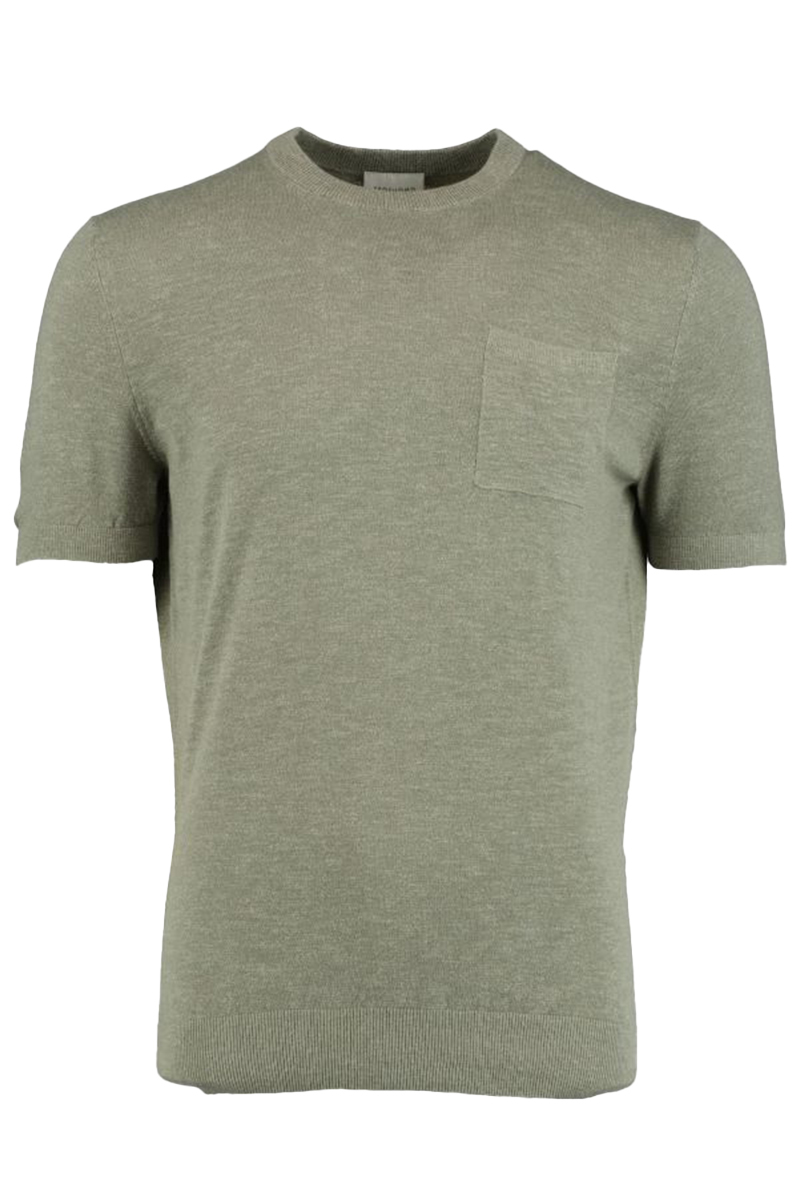 Profuomo PULLOVER SS GREEN Groen-1 1