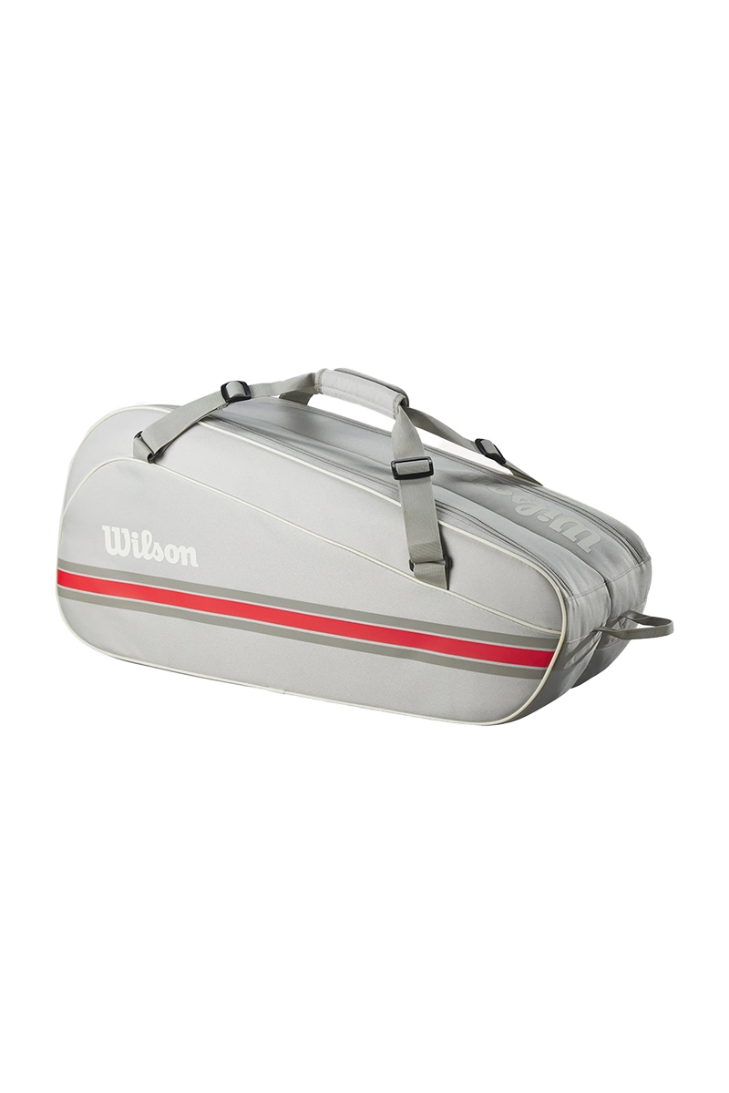 Wilson 6PK Team racket bag Ecru-1 1