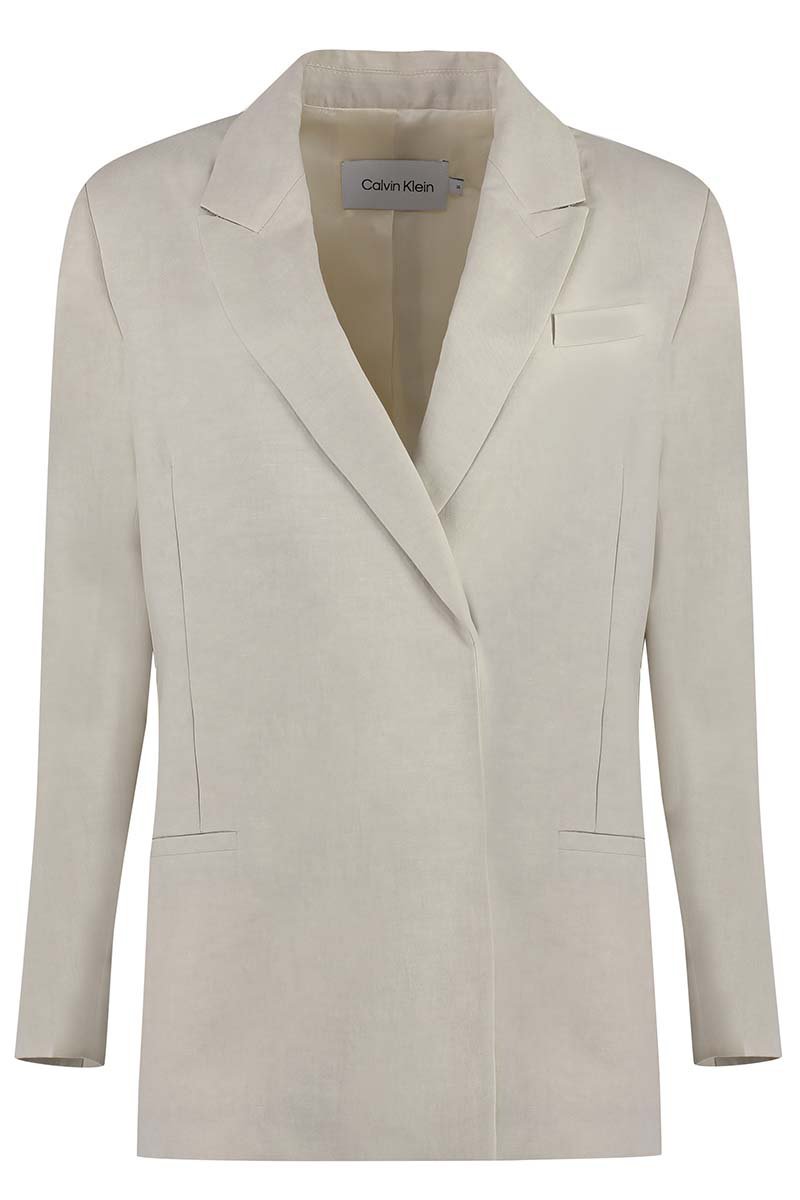 Dames blazer bruin