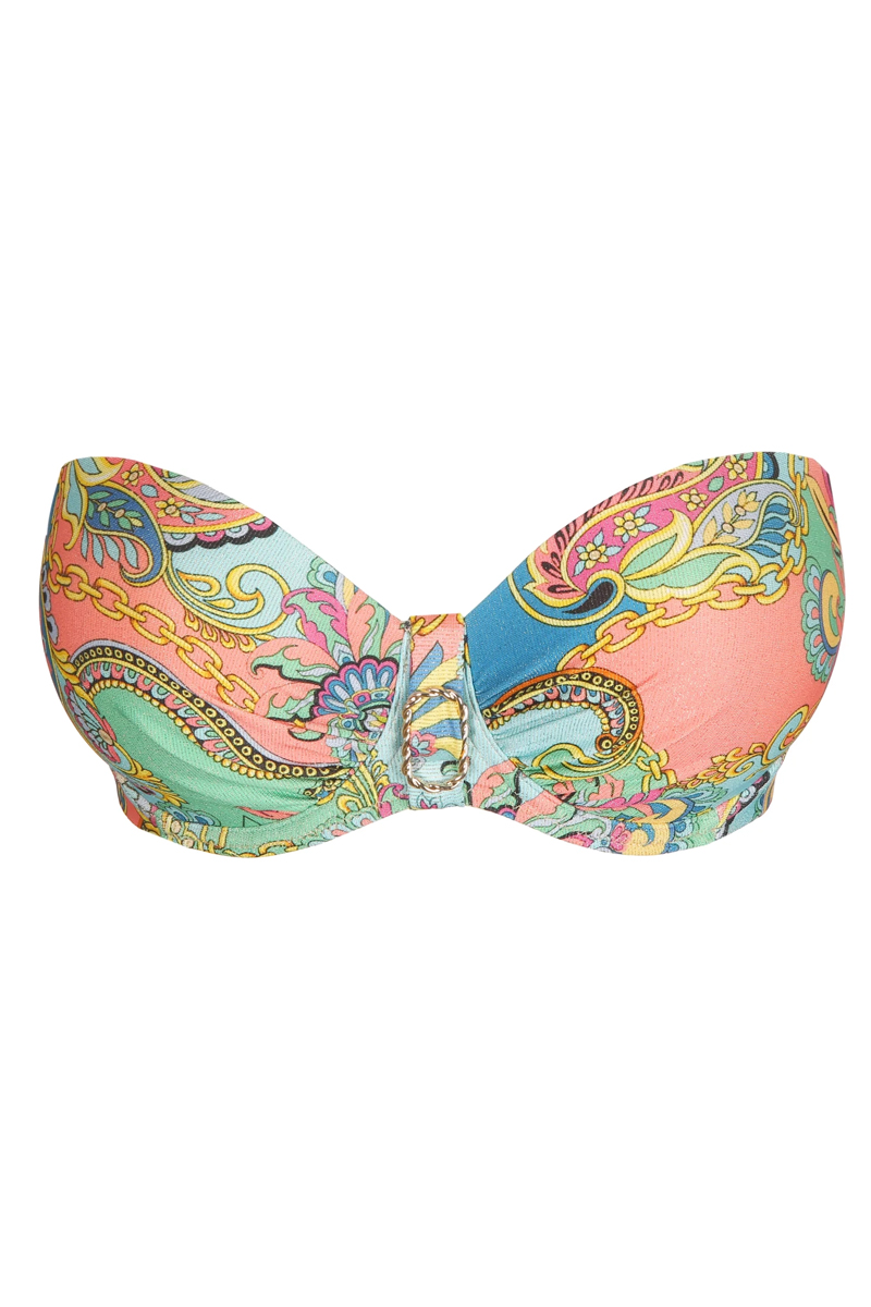 Bad/beach dames bikini top groen