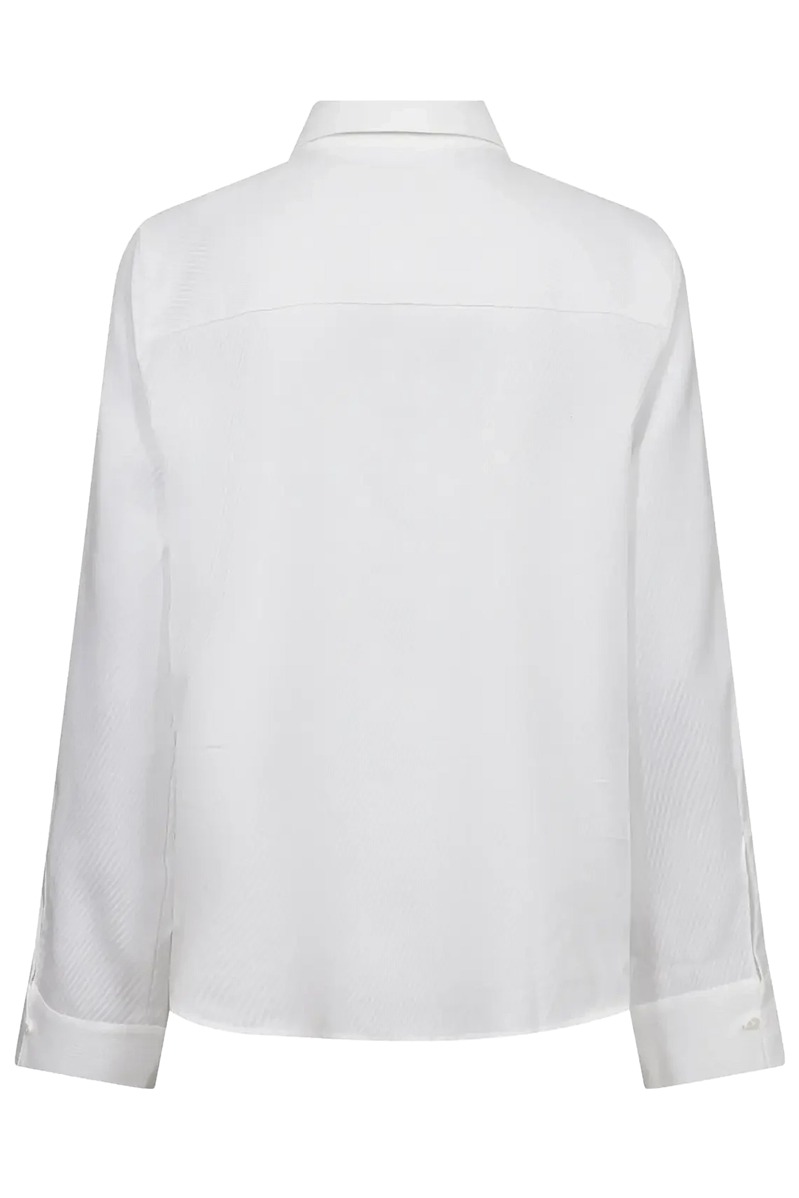 Dames blouse lange mouw ecru