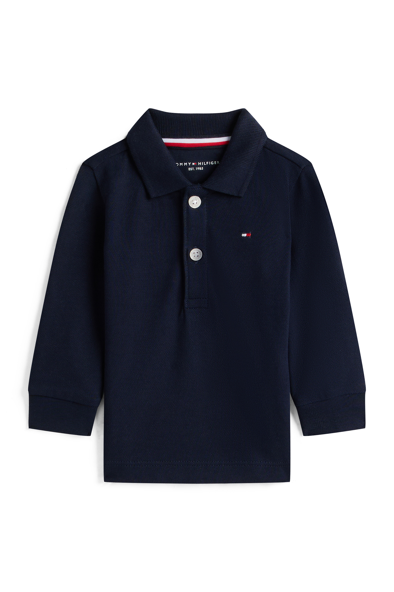 Baby t-shirt lange mouw blauw